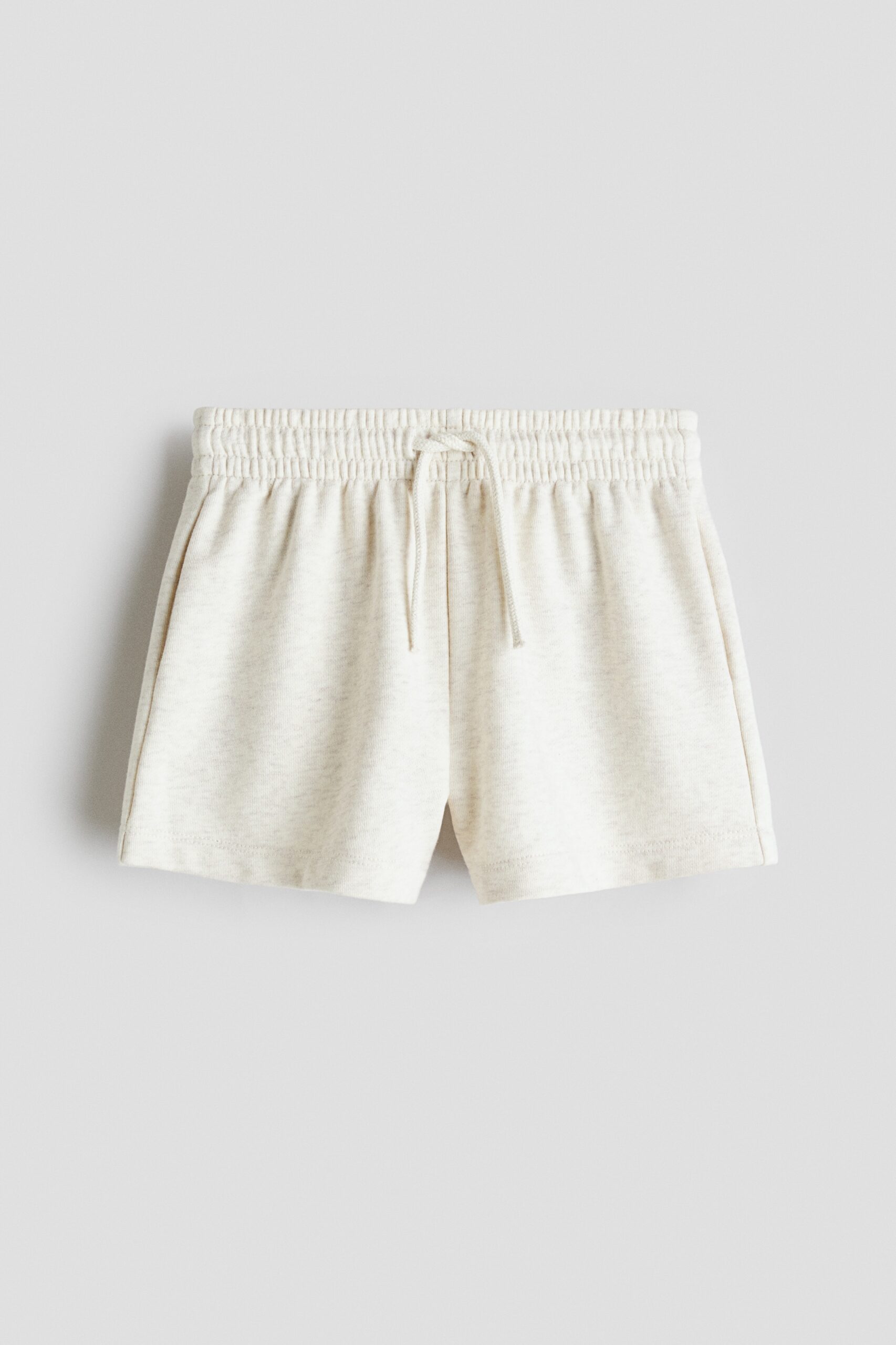 H & M - Sweatshort - Lichtbeige Gemêleerd