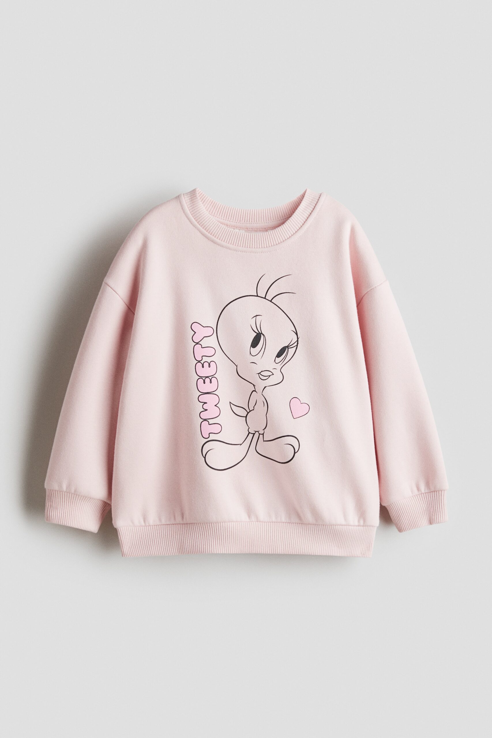 H & M - Sweater met print - Roze/Tweety