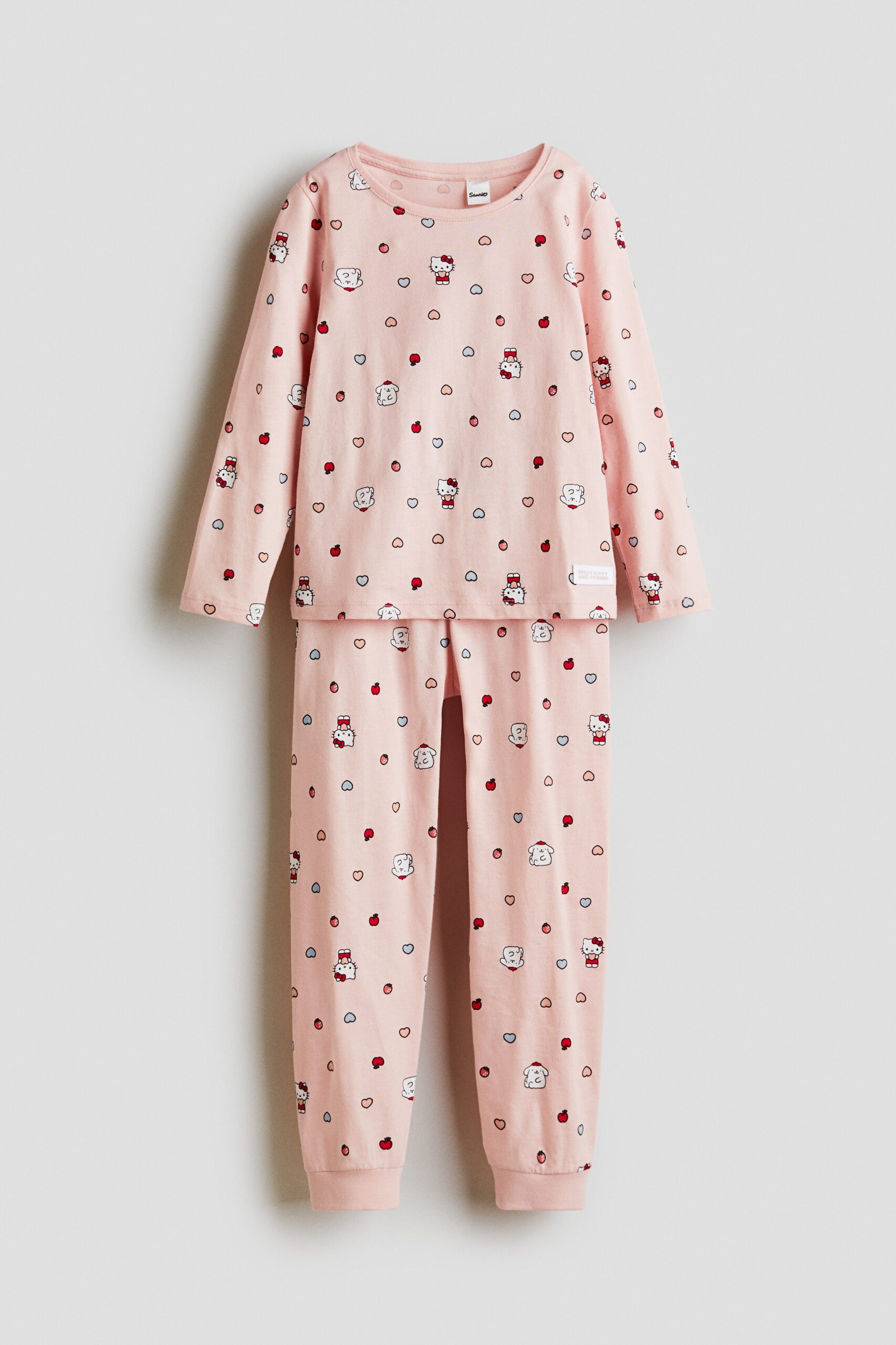 H & M - Tricot pyjama - Lichtroze/Hello Kitty