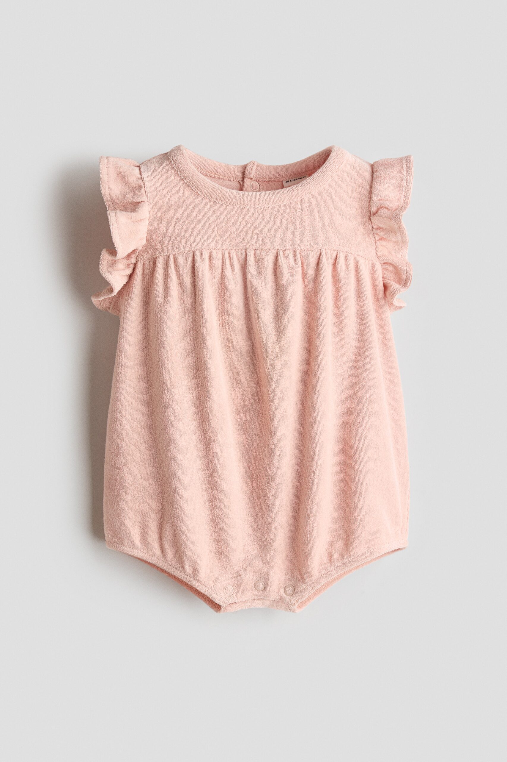 H & M - Boxpakje van katoenen badstof - Dusty Lichtroze