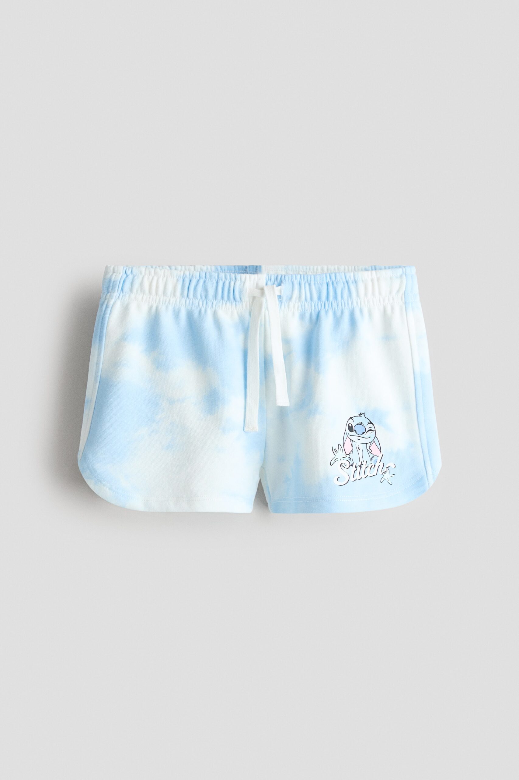 H & M - Sweatshort met print - Lichtblauw/Lilo & Stitch