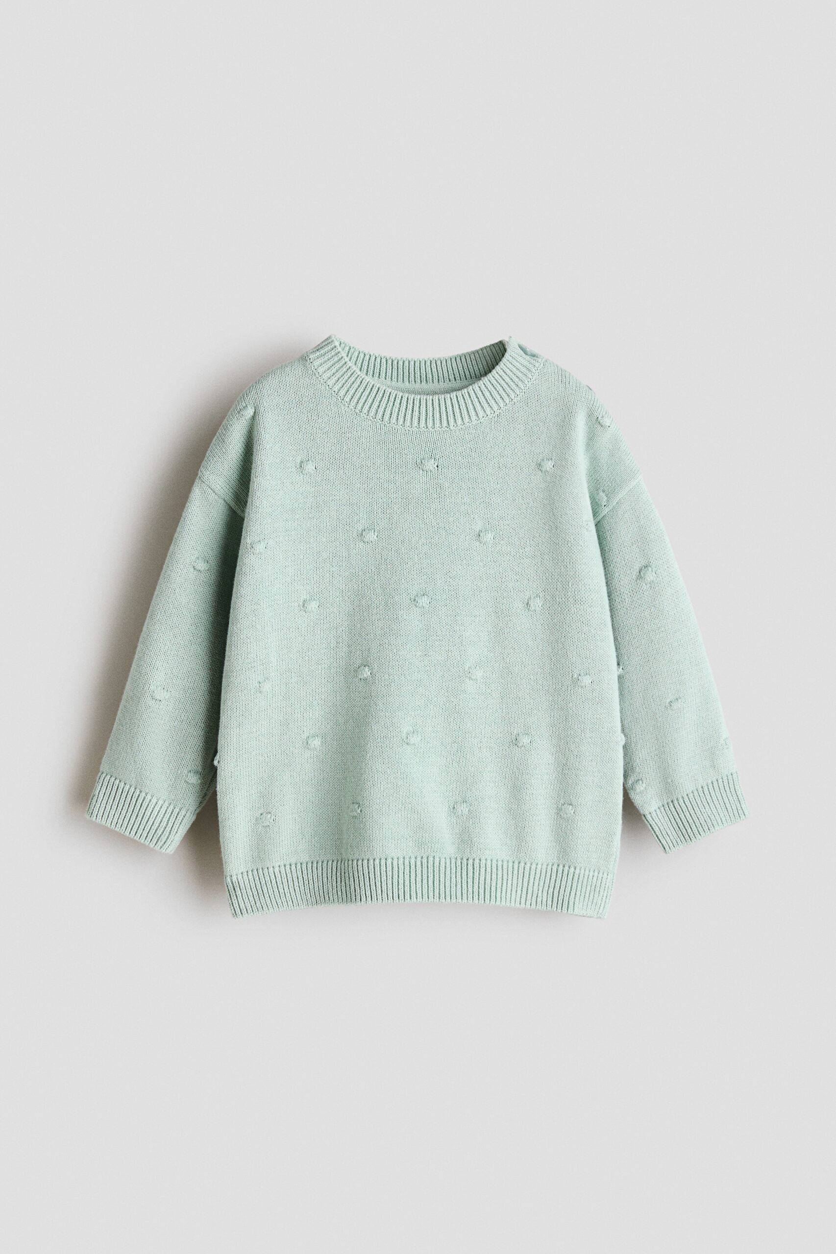 H & M - Jacquardgebreide trui - Turkoois