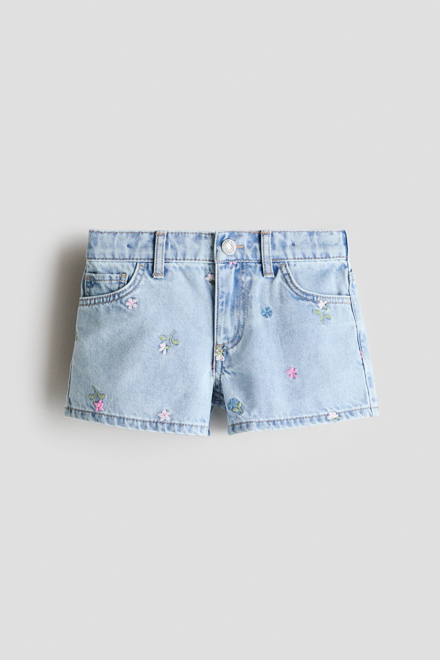 H & M - Denim short - Licht Denimblauw