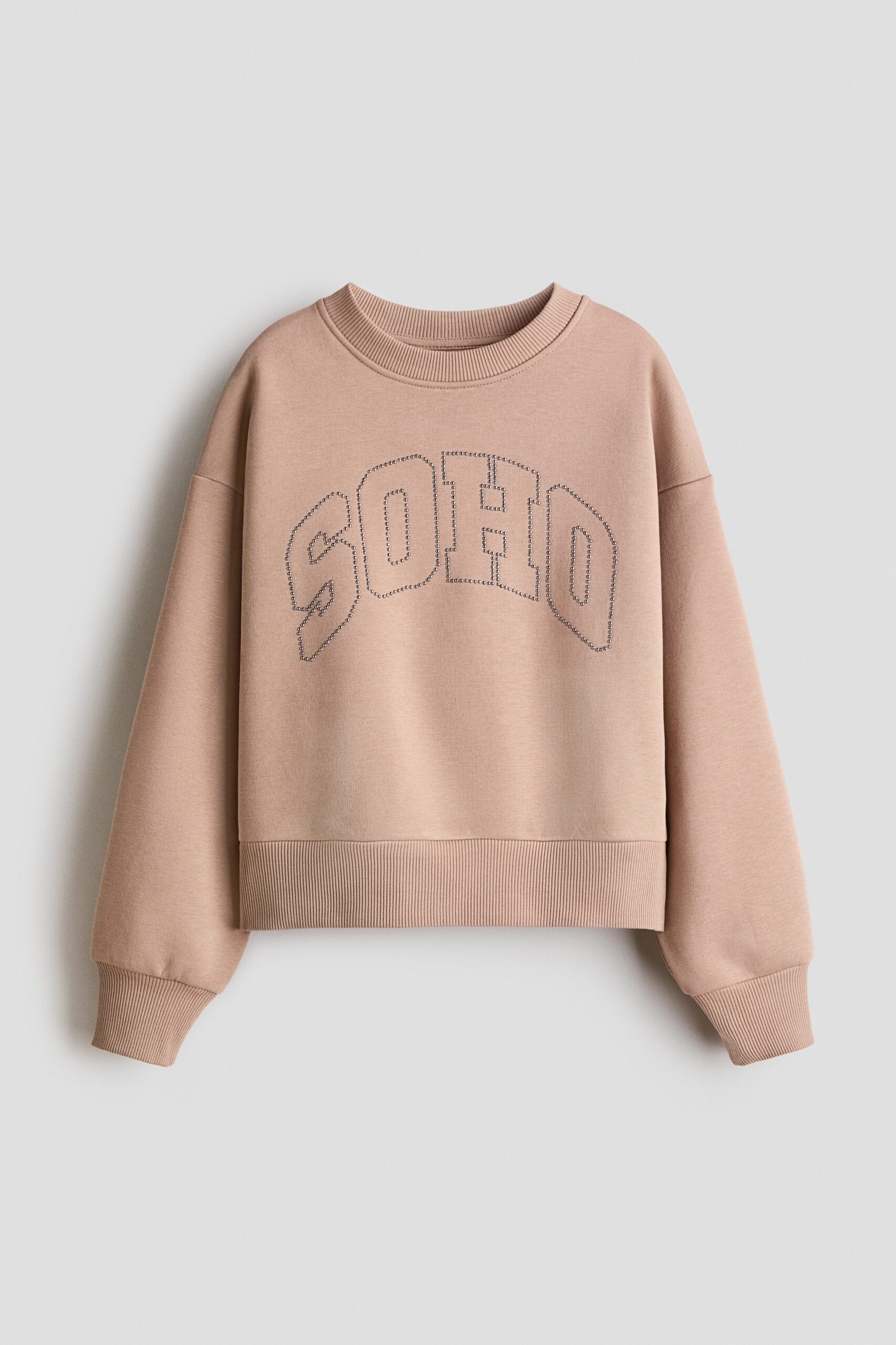 H & M - Sweater met motief - Lichtbruin/Soho