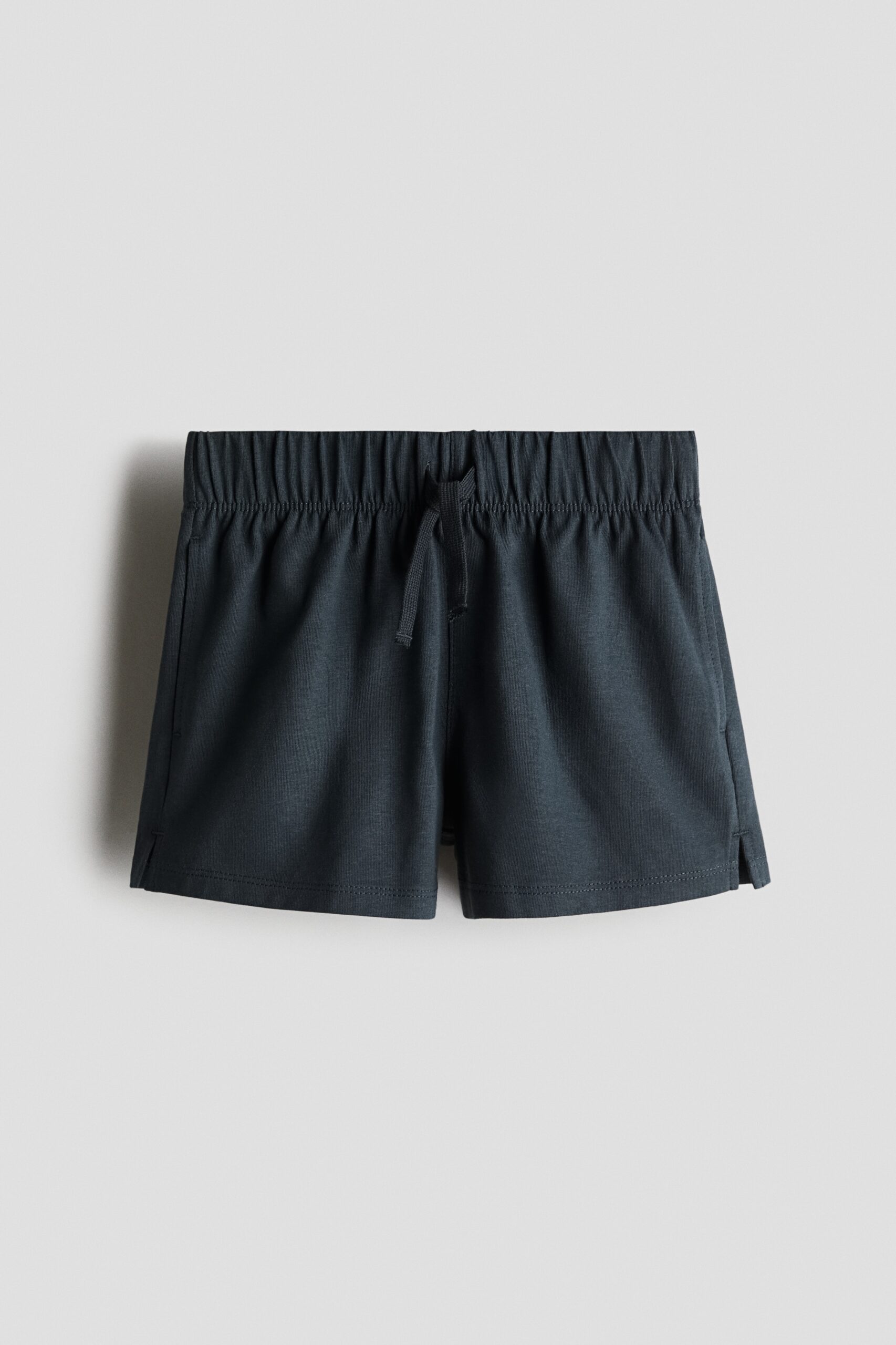 H & M - Short van katoenen tricot - Dark Grey