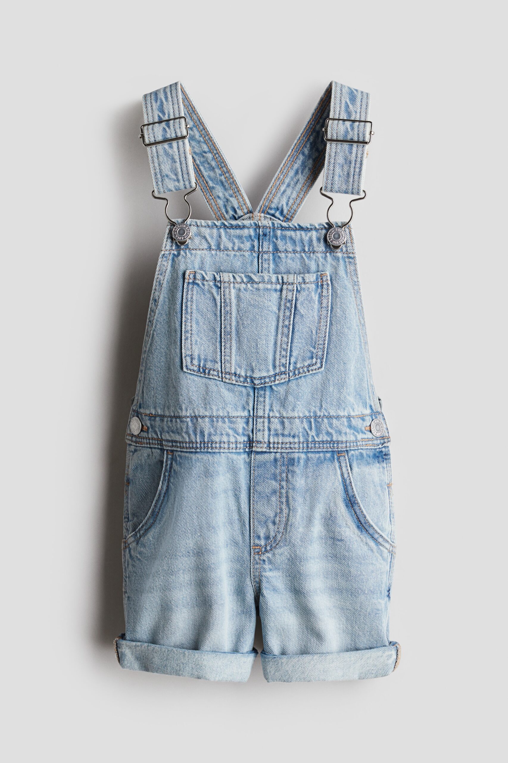 H & M - Denim salopetteshort - Licht Denimblauw