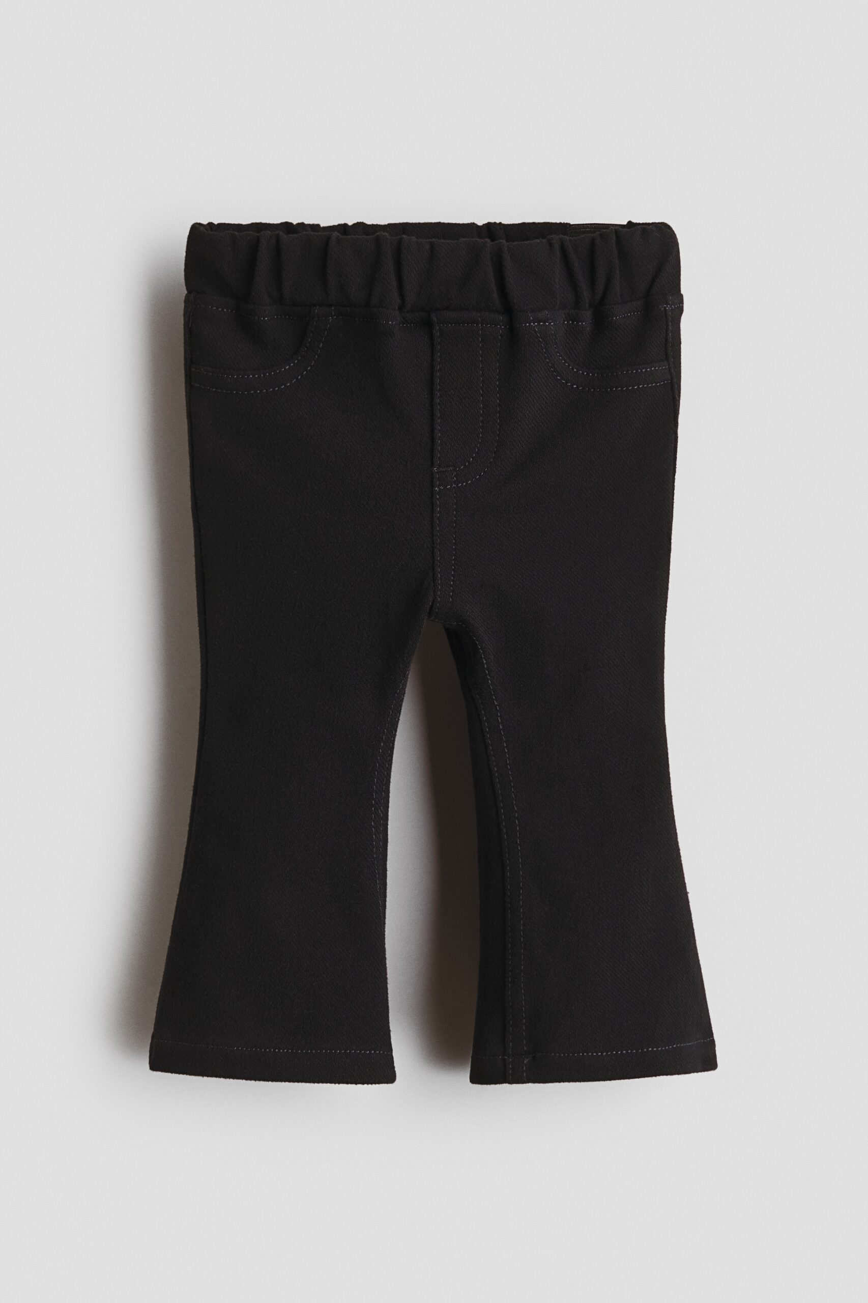 H & M - Flared tricot legging - Zwart