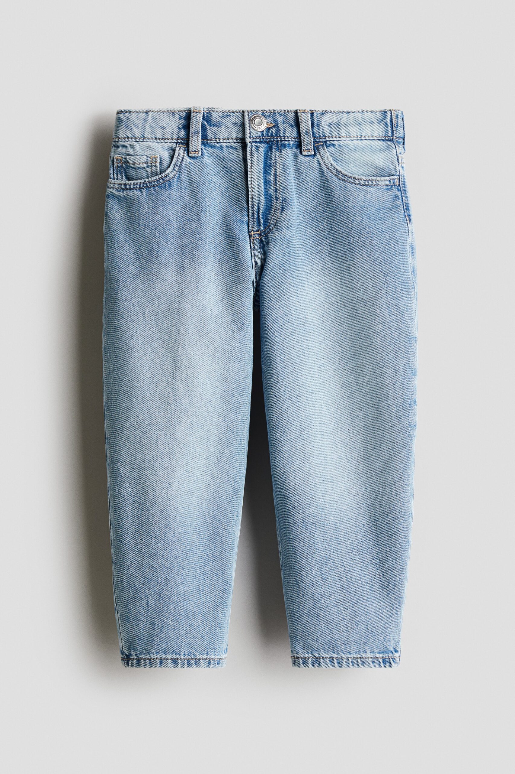 H & M - Loose-fit Barrel Jeans - Licht Denimblauw