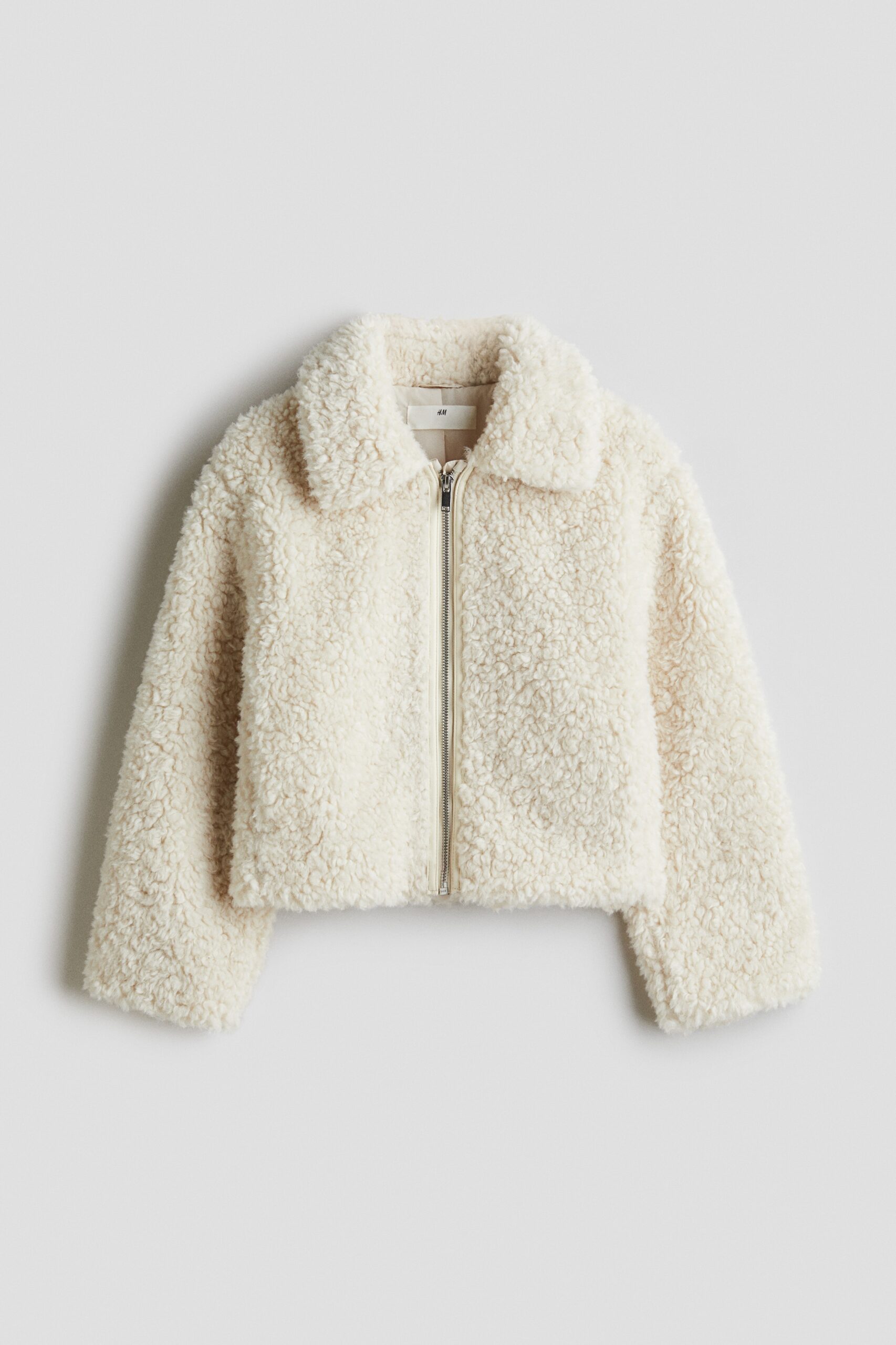 H & M - Teddy jack - Lichtbeige