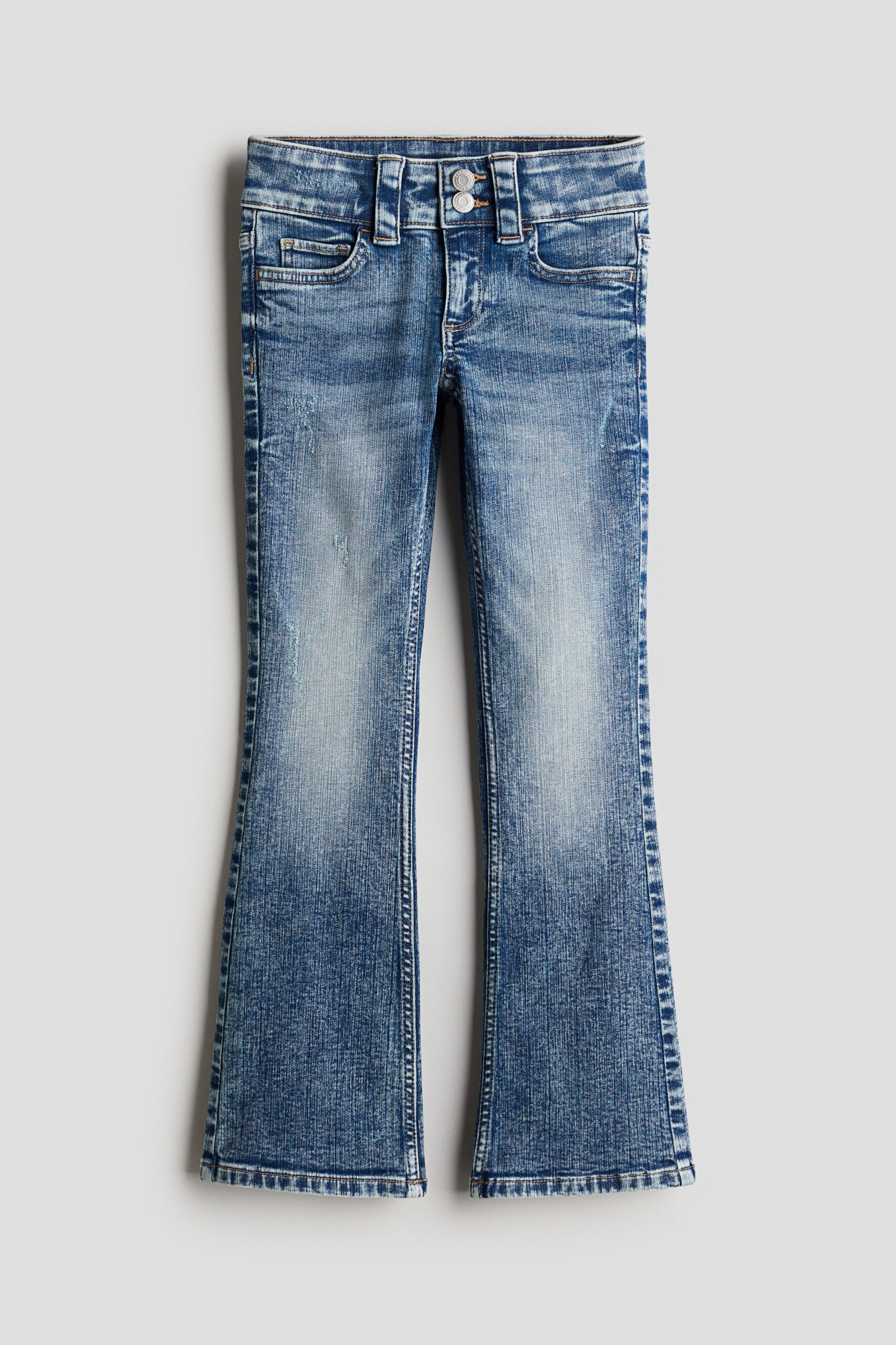 H & M - Bootcut Low Jeans - Denimblauw
