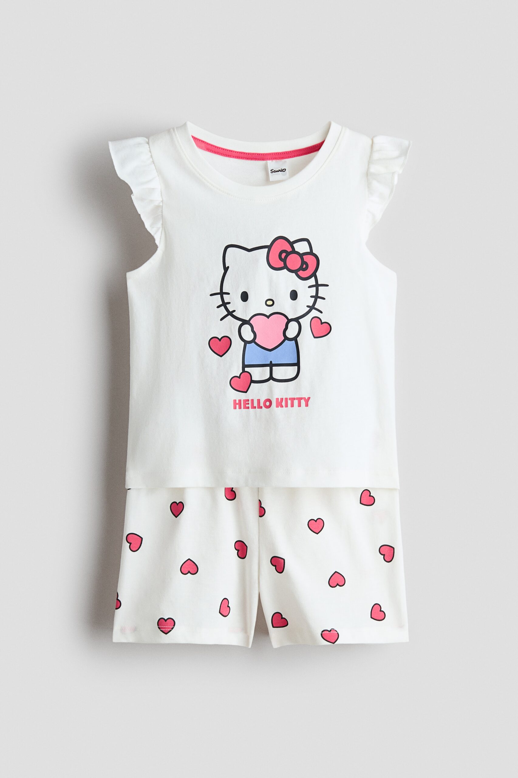H & M - Pyjama met print - Wit/Hello Kitty