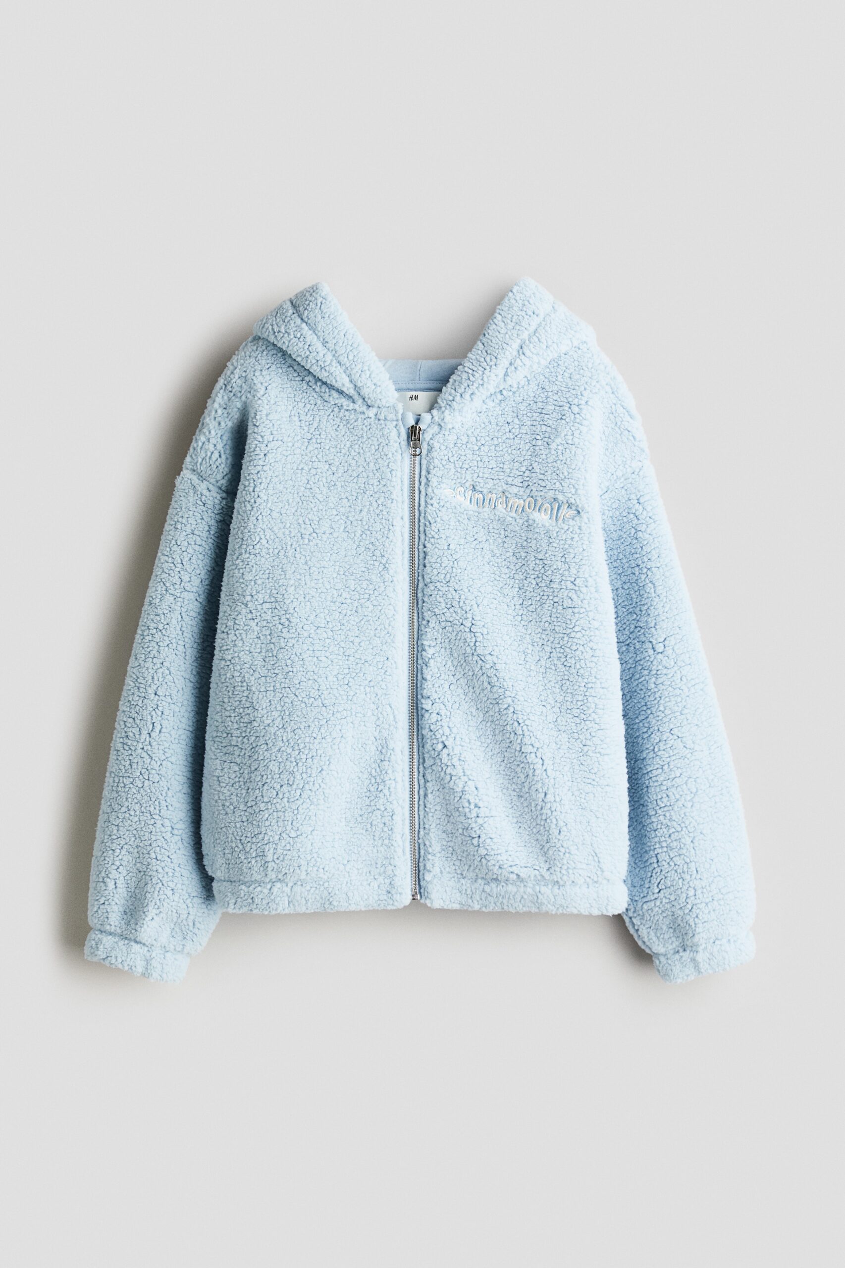 H & M - Teddy capuchonvest - Lichtblauw/Cinnamoroll