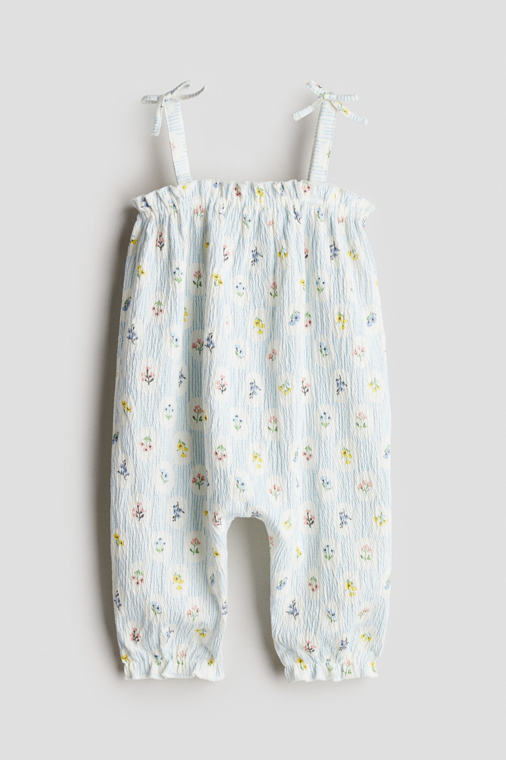 H & M - Boxpakje van crinklekatoen - Lichtblauw/Bloemen