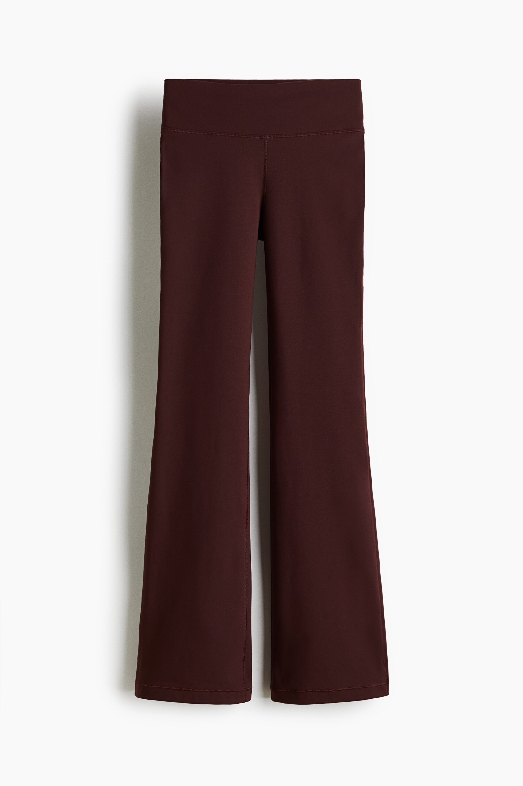 H & M - Sportlegging met SoftMove en fleece voering - Bordeauxrood