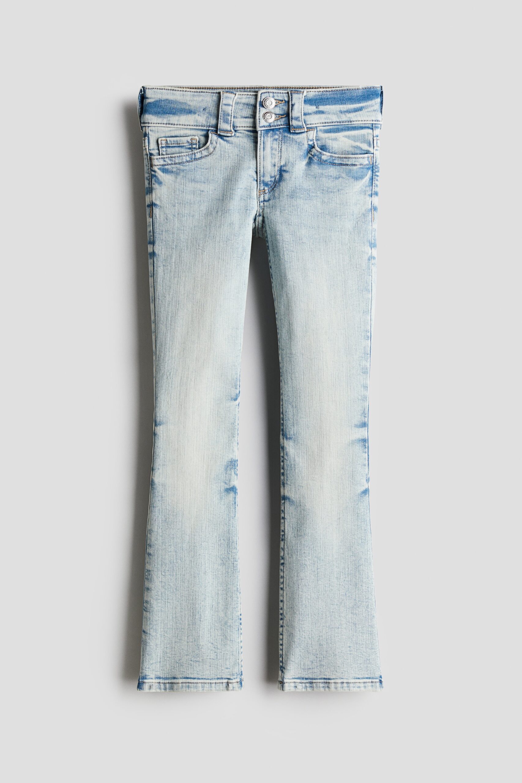 H & M - Bootcut Low Jeans - Licht Denimblauw