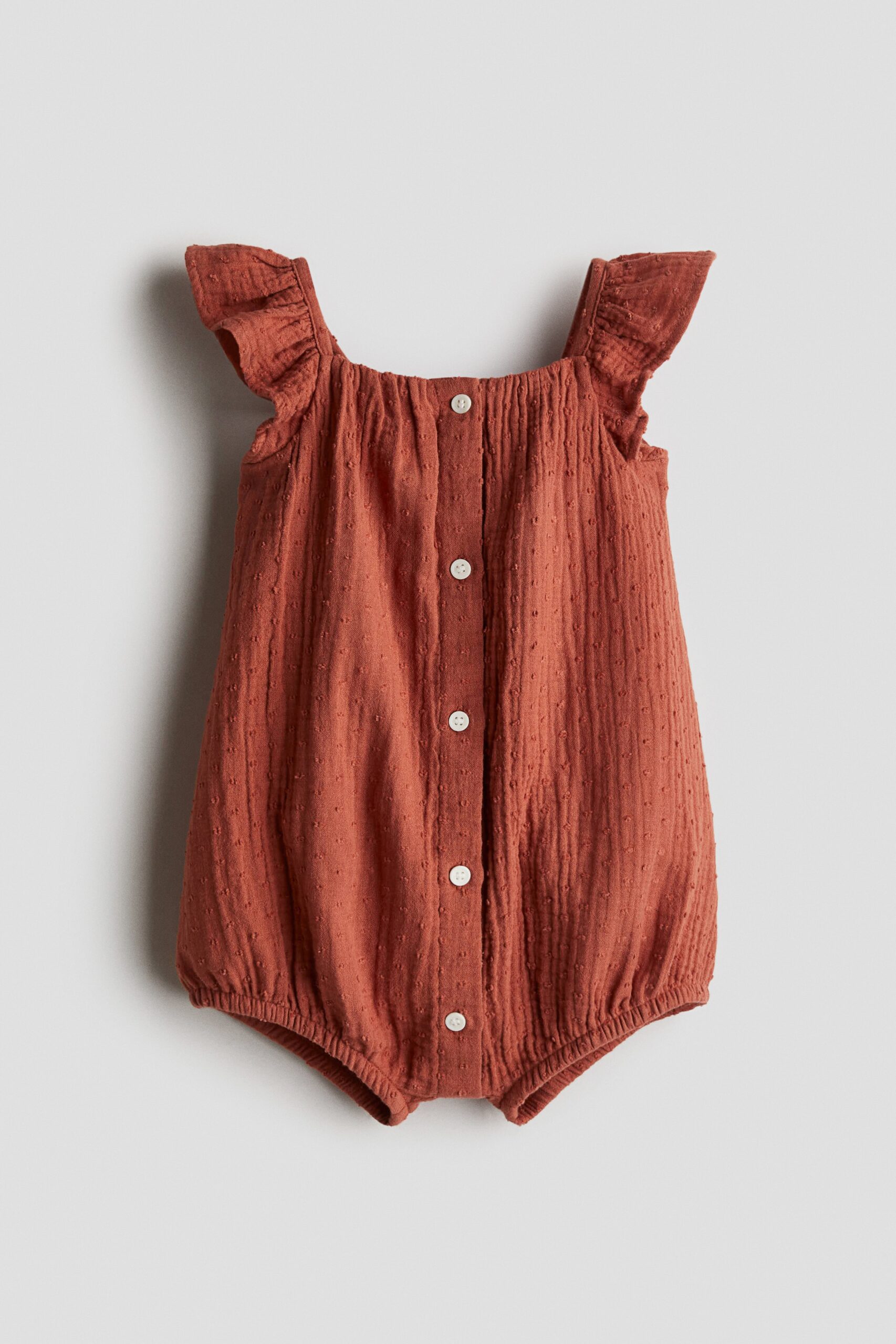 H & M - Katoenen boxpakje - Roestrood