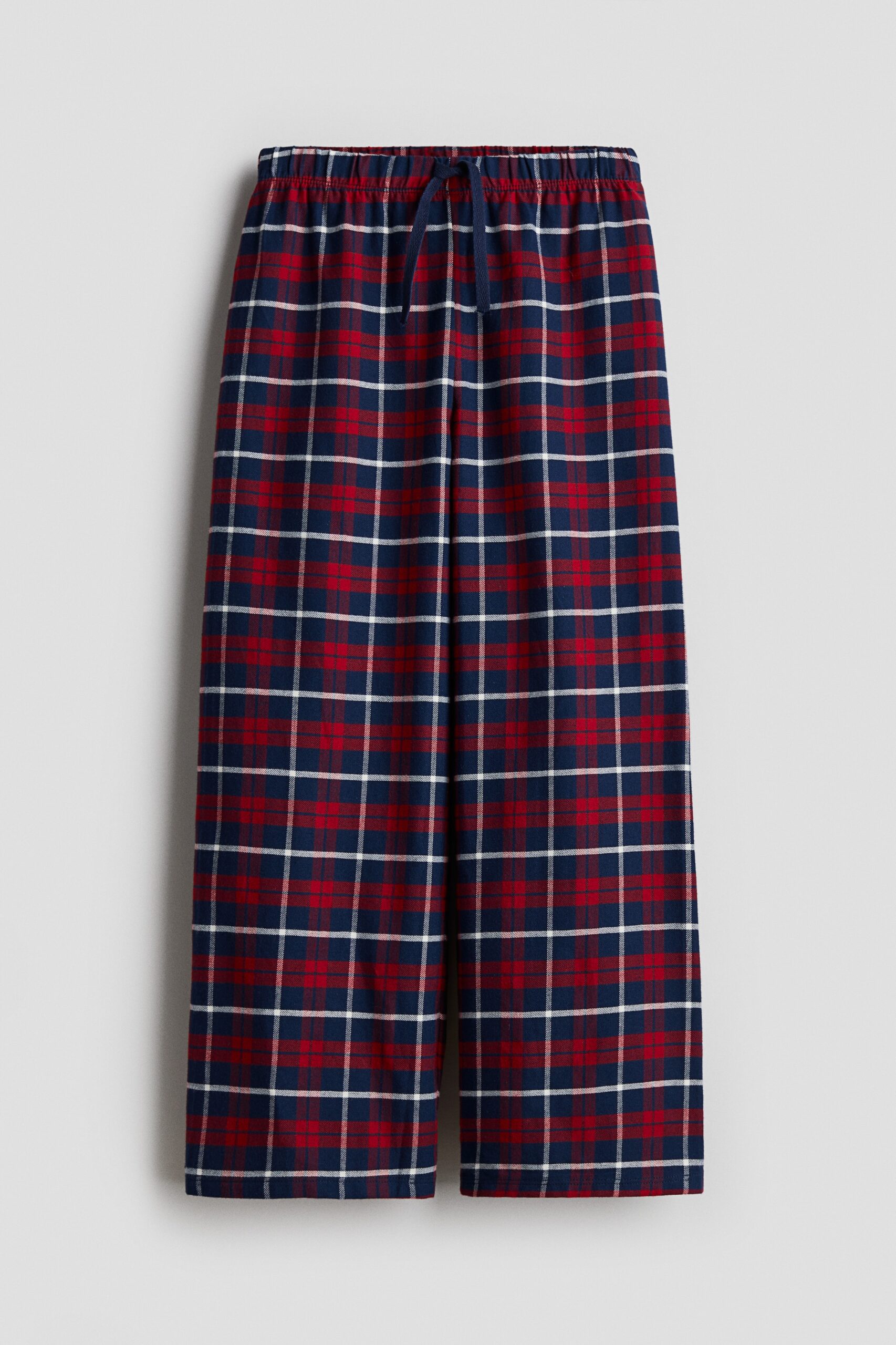 H & M - Katoenen pyjamabroek - Rood/Geruit