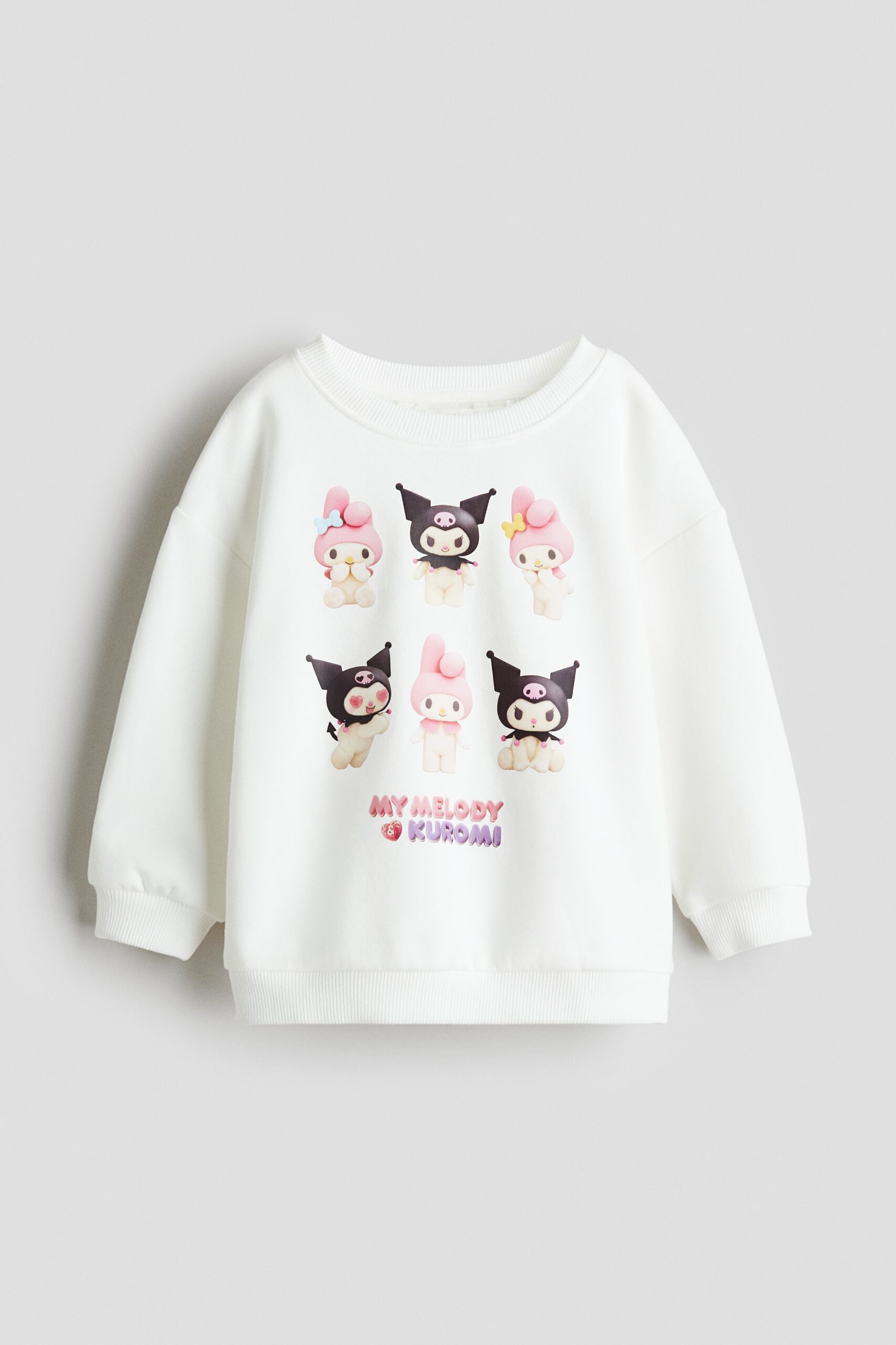 H & M - Sweater met print - Wit/Kuromi