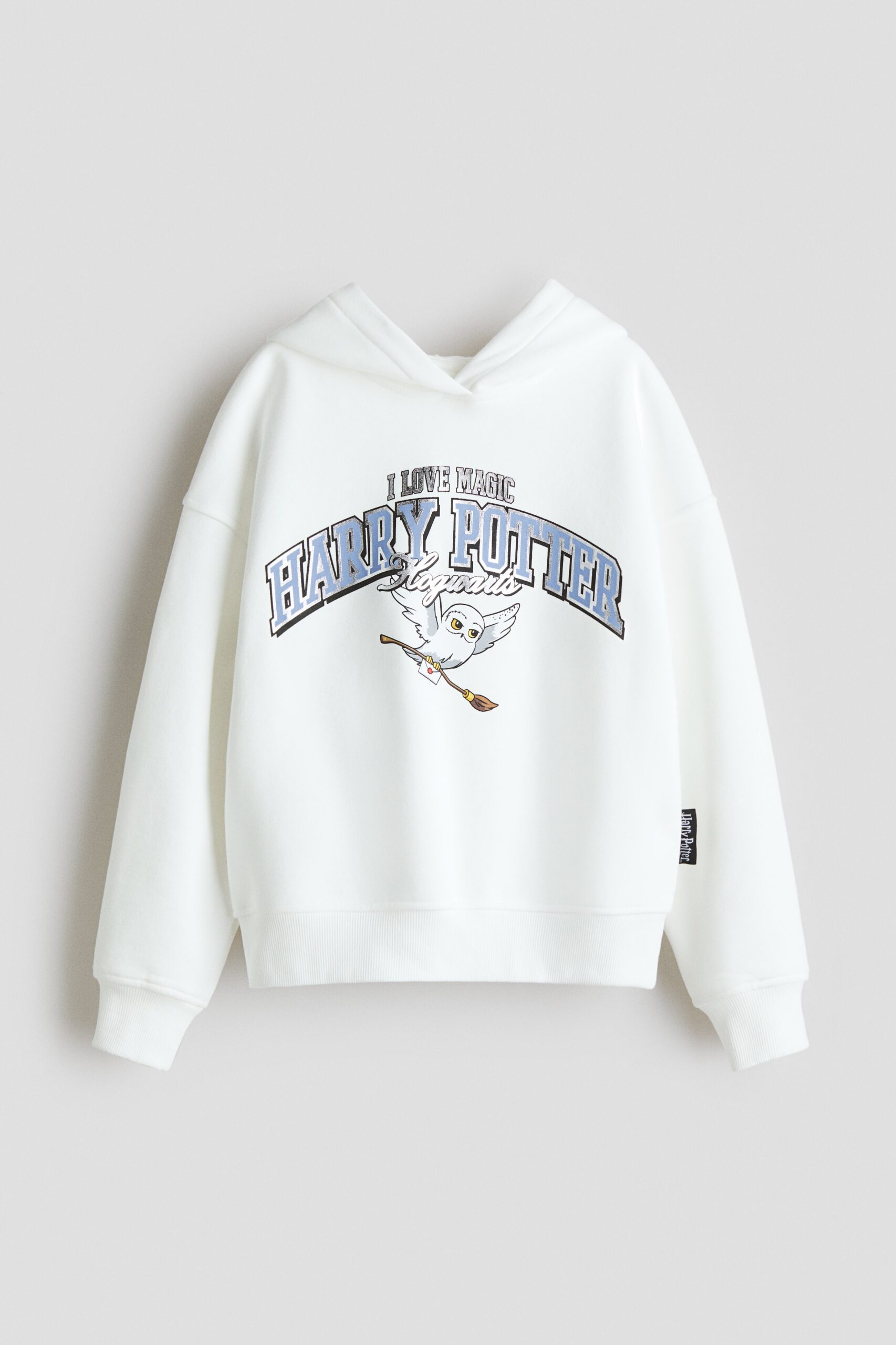 H & M - Capuchonsweater met motief - Wit/Harry Potter