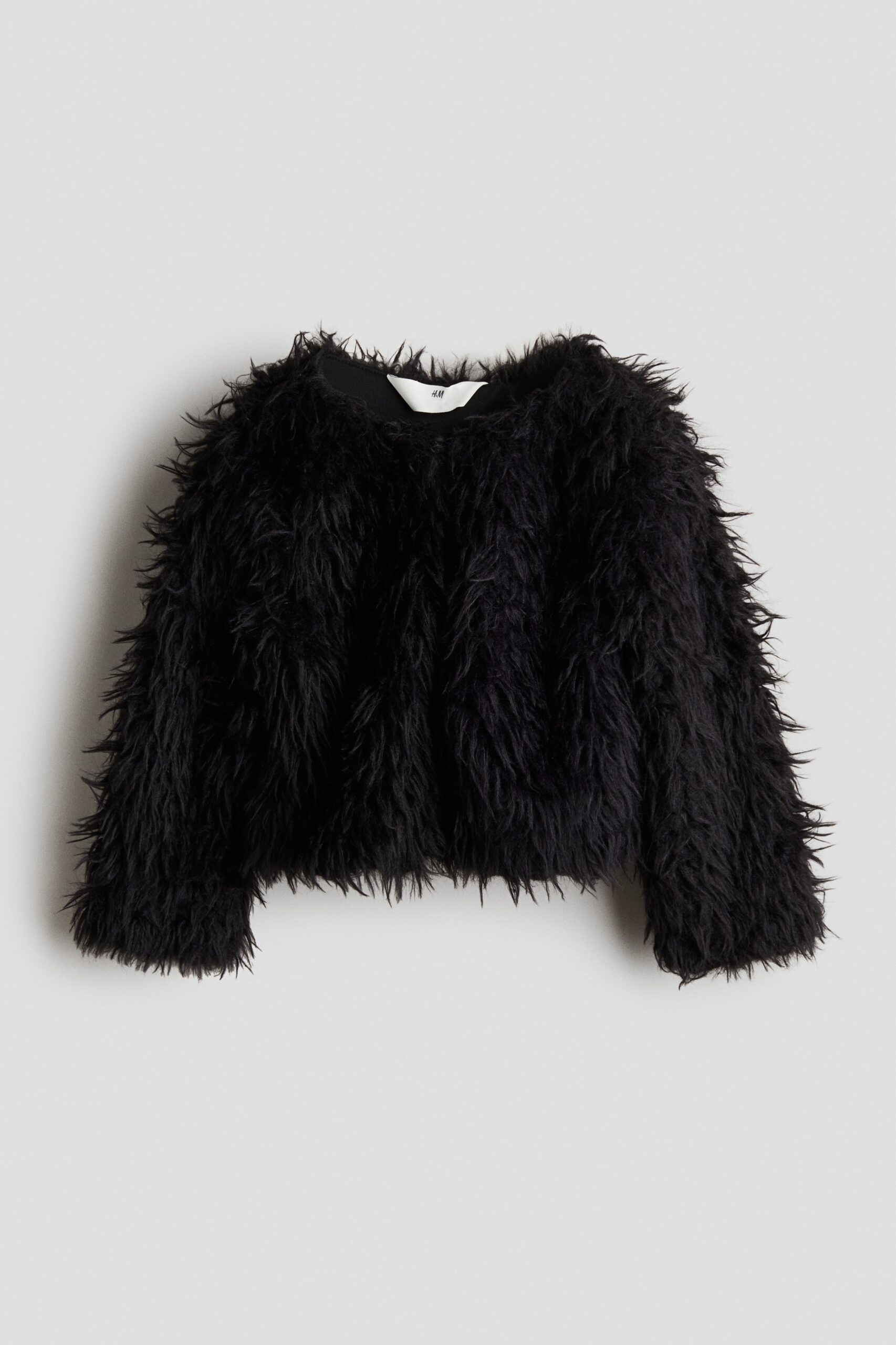 H & M - Fluffy vest - Zwart