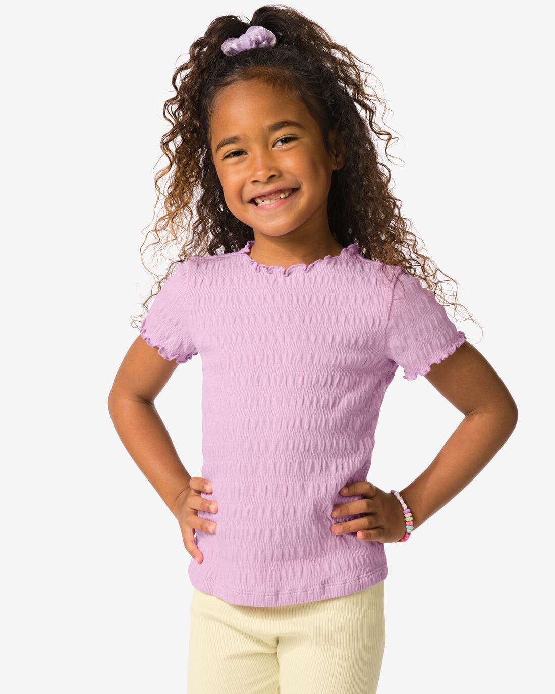 HEMA-HEMA-Kinder-T-shirt-Jersey-Paars-paars