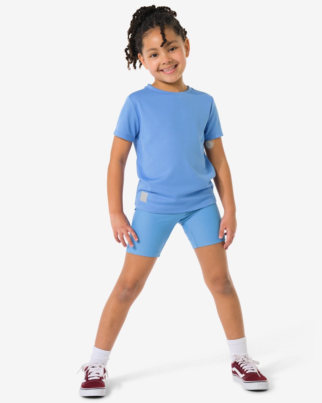 HEMA HEMA Kinderbikershort Blauw (blauw)