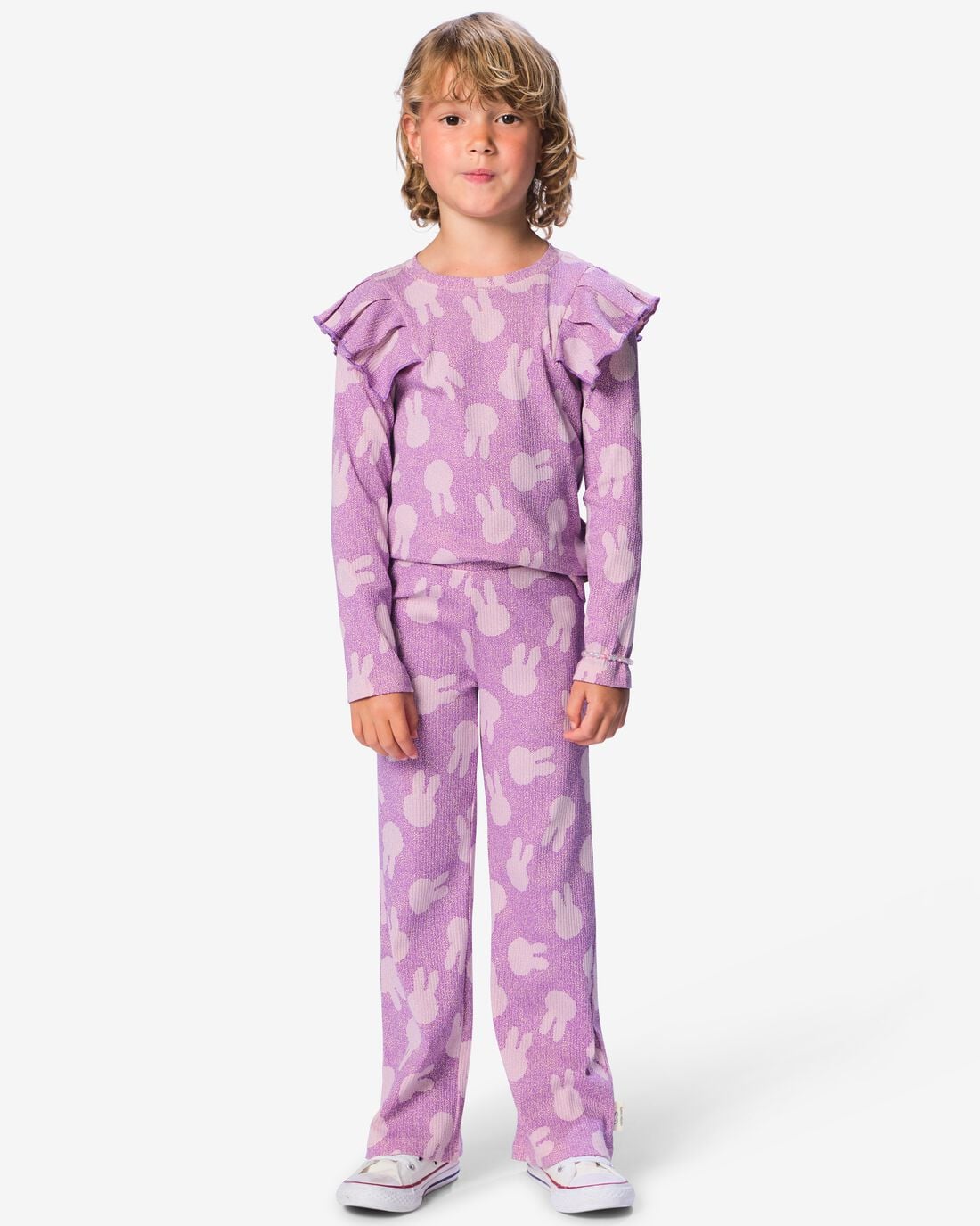 HEMA-HEMA-Nijntje-Kinderkledingset-Rib-Lichtpaars-lichtpaars