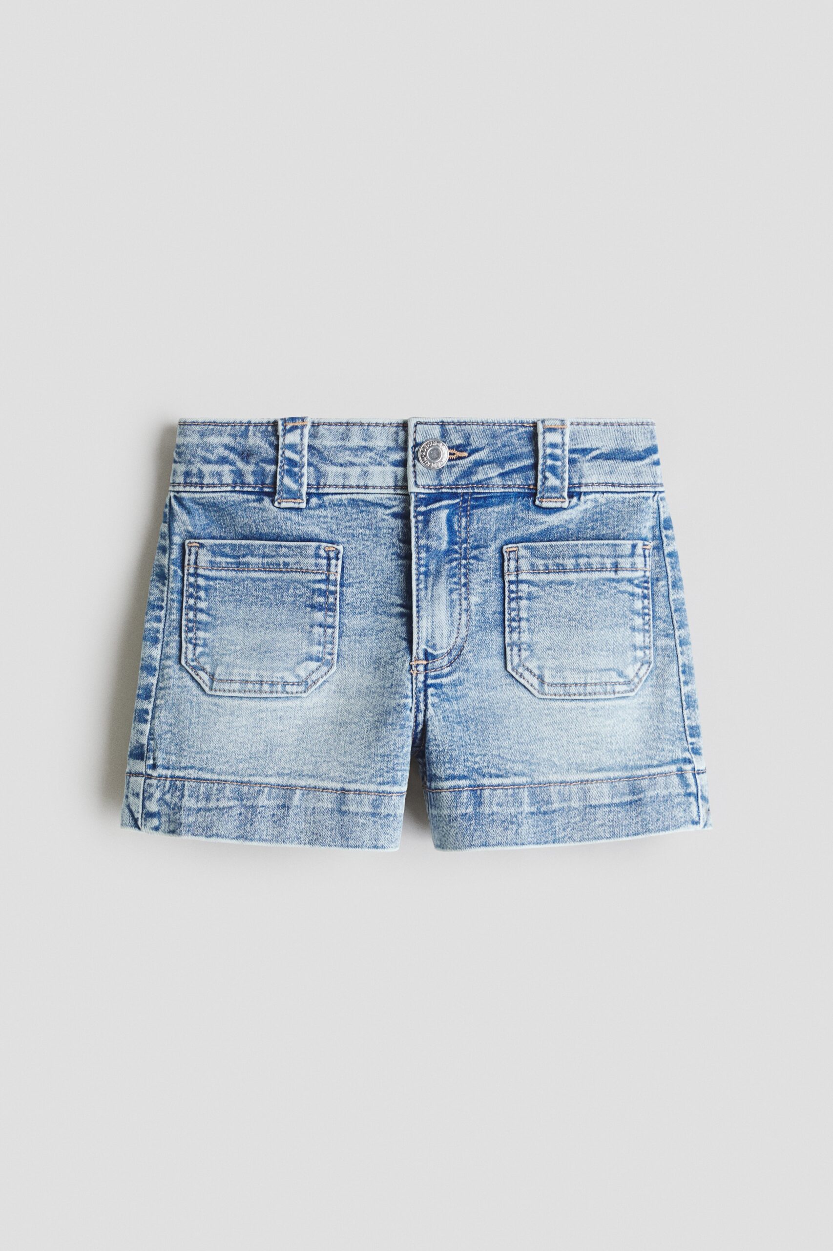H & M - Twill short - Licht Denimblauw