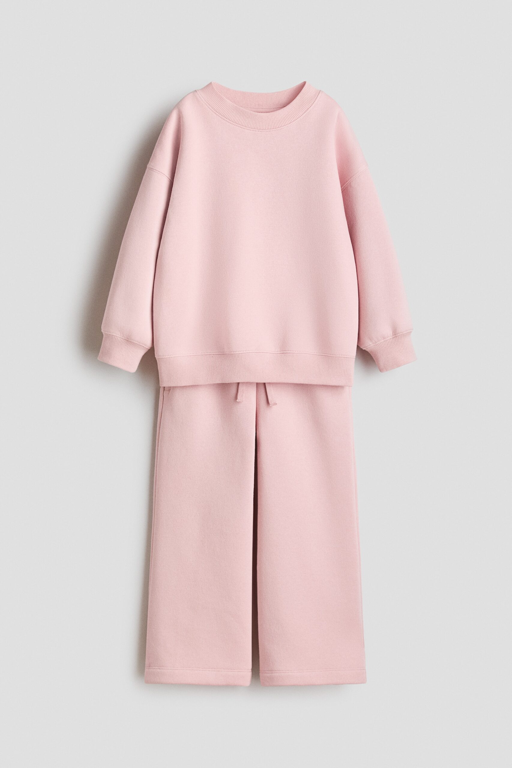 H & M - Tweedelige set - Sweater en joggers - Lichtroze