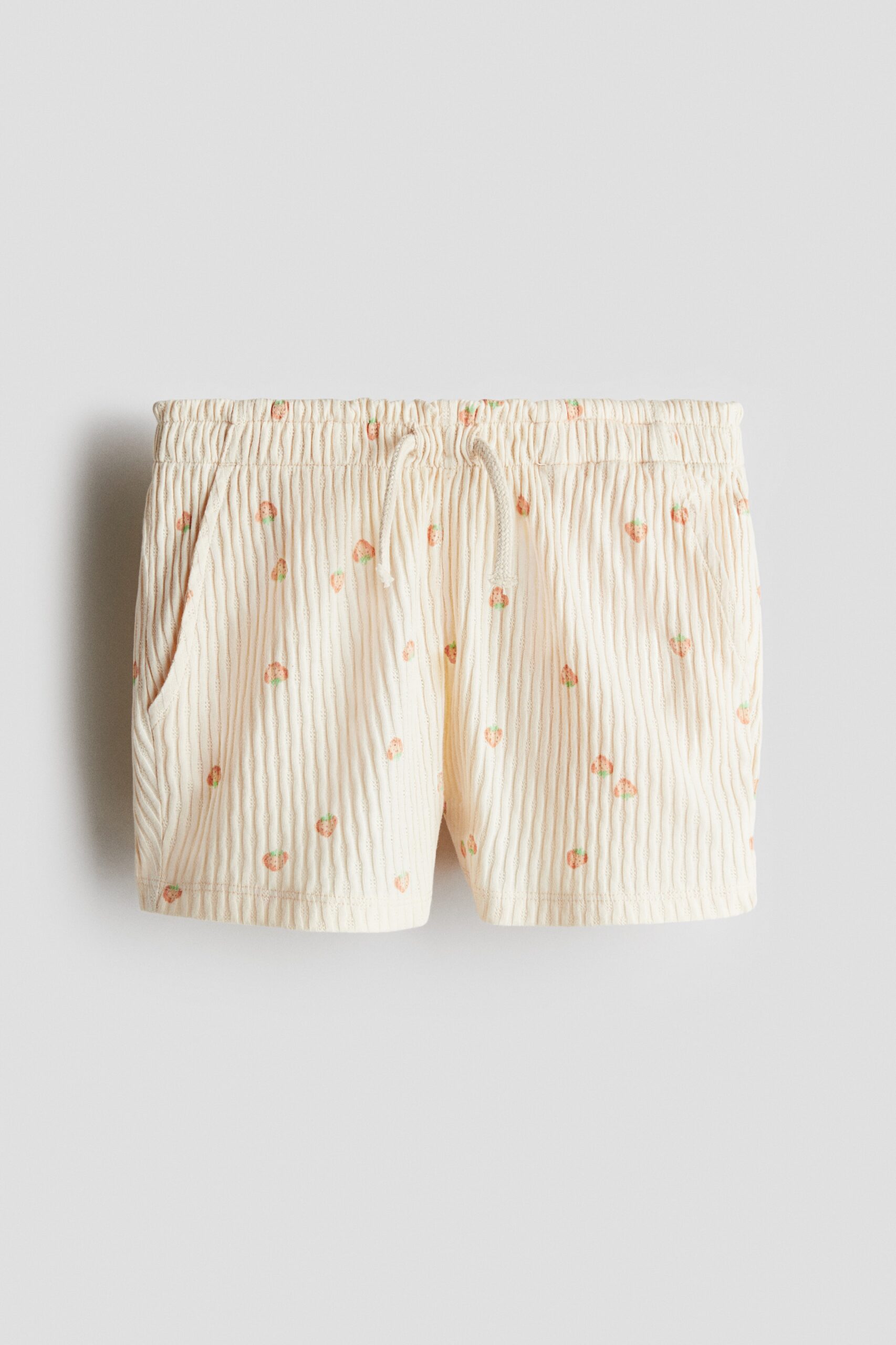 H & M - Short van pointelletricot - Lichtroze/Aardbeien