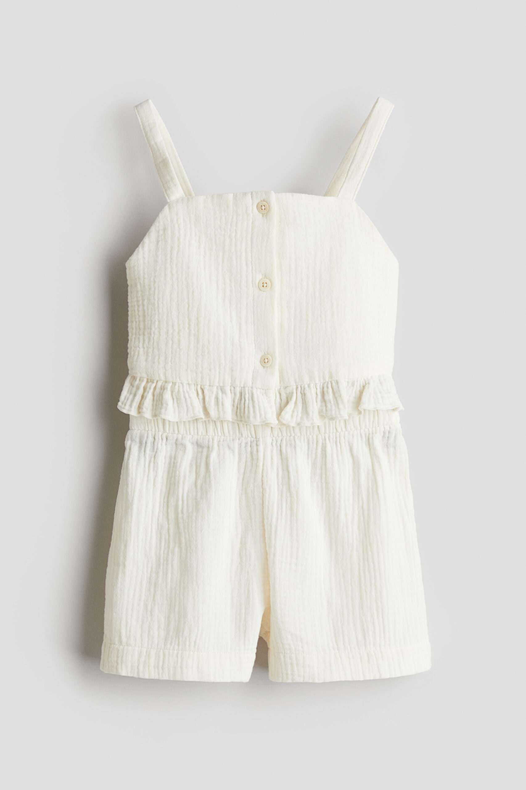 H & M - Tweedelige set van mousseline - Wit