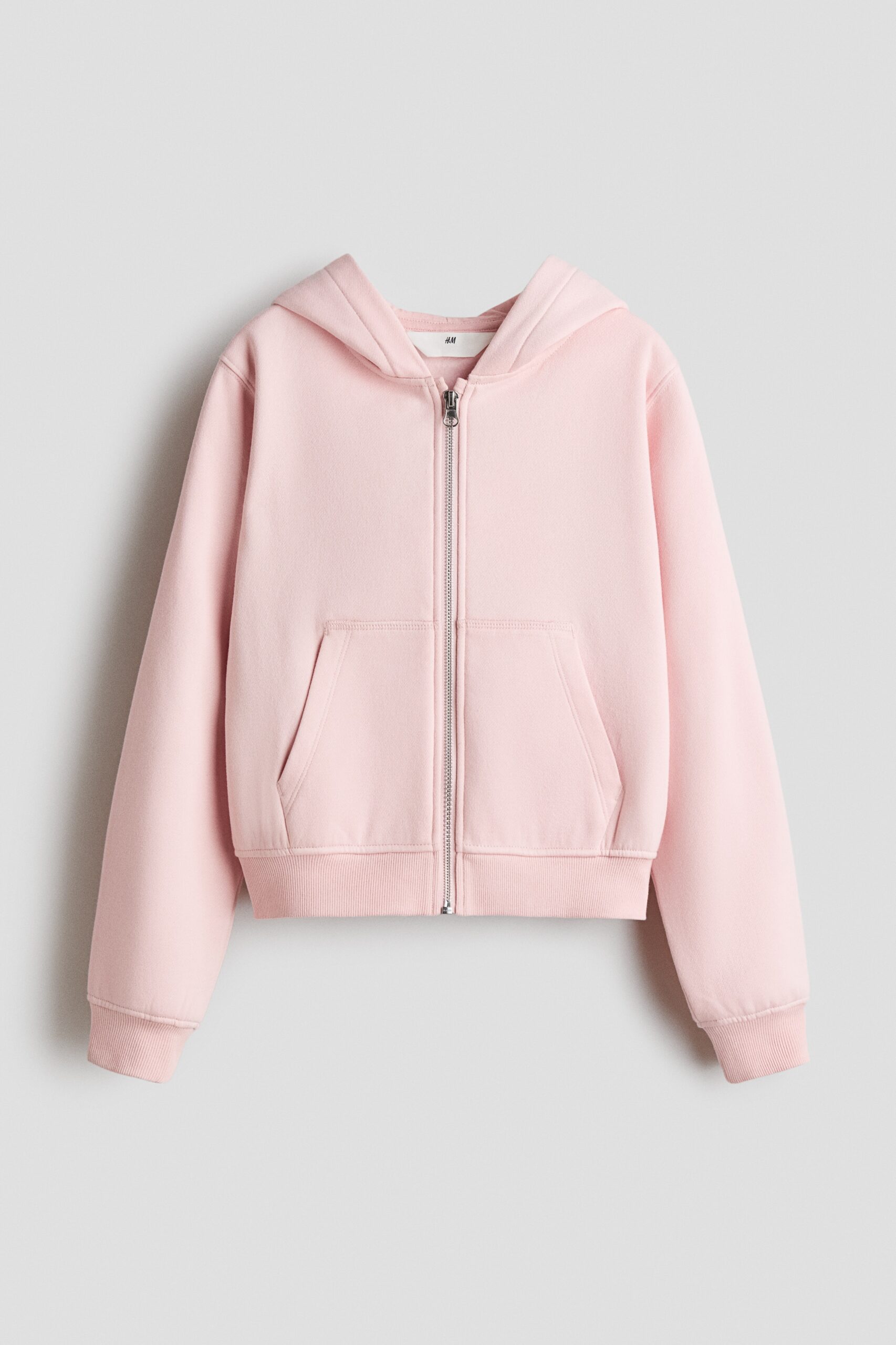 H & M - Capuchonvest - Lichtroze