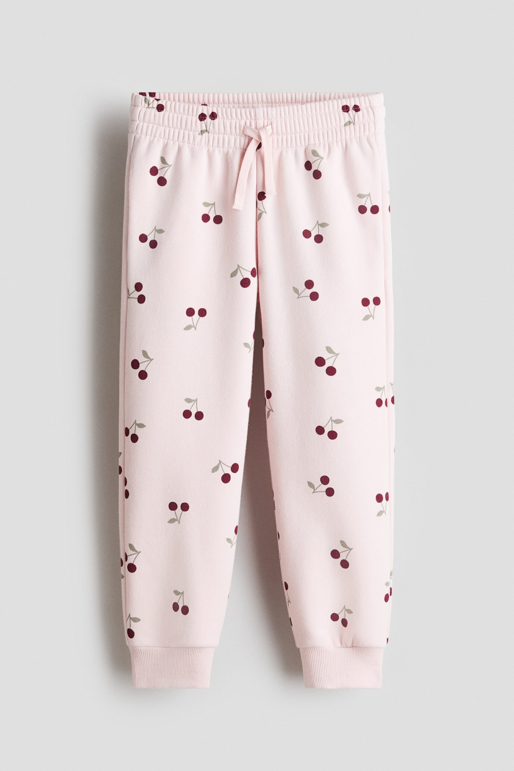 H & M - Joggers met geruwde binnenkant - Lichtroze/Kersen
