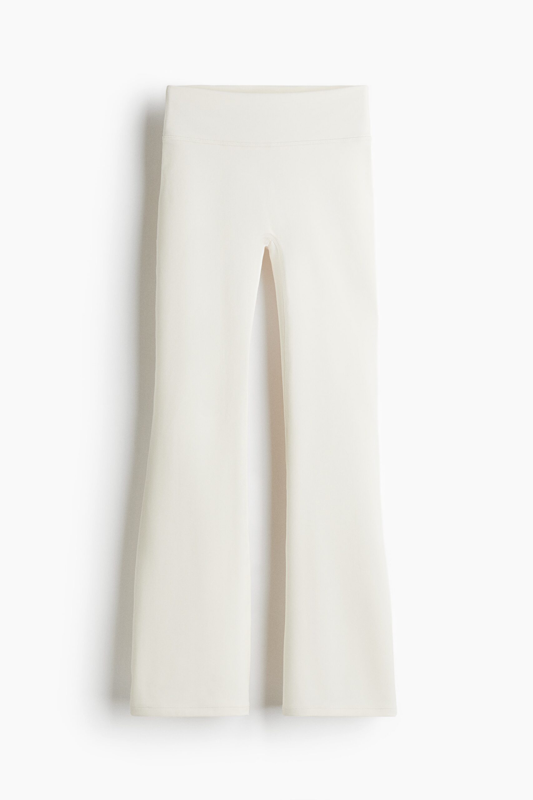 H & M - Flared sportlegging met SoftMove - Ivoorwit
