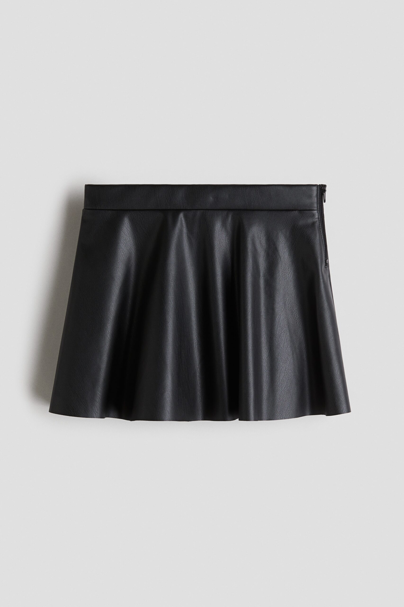 H & M - Uitlopende rok - Zwart