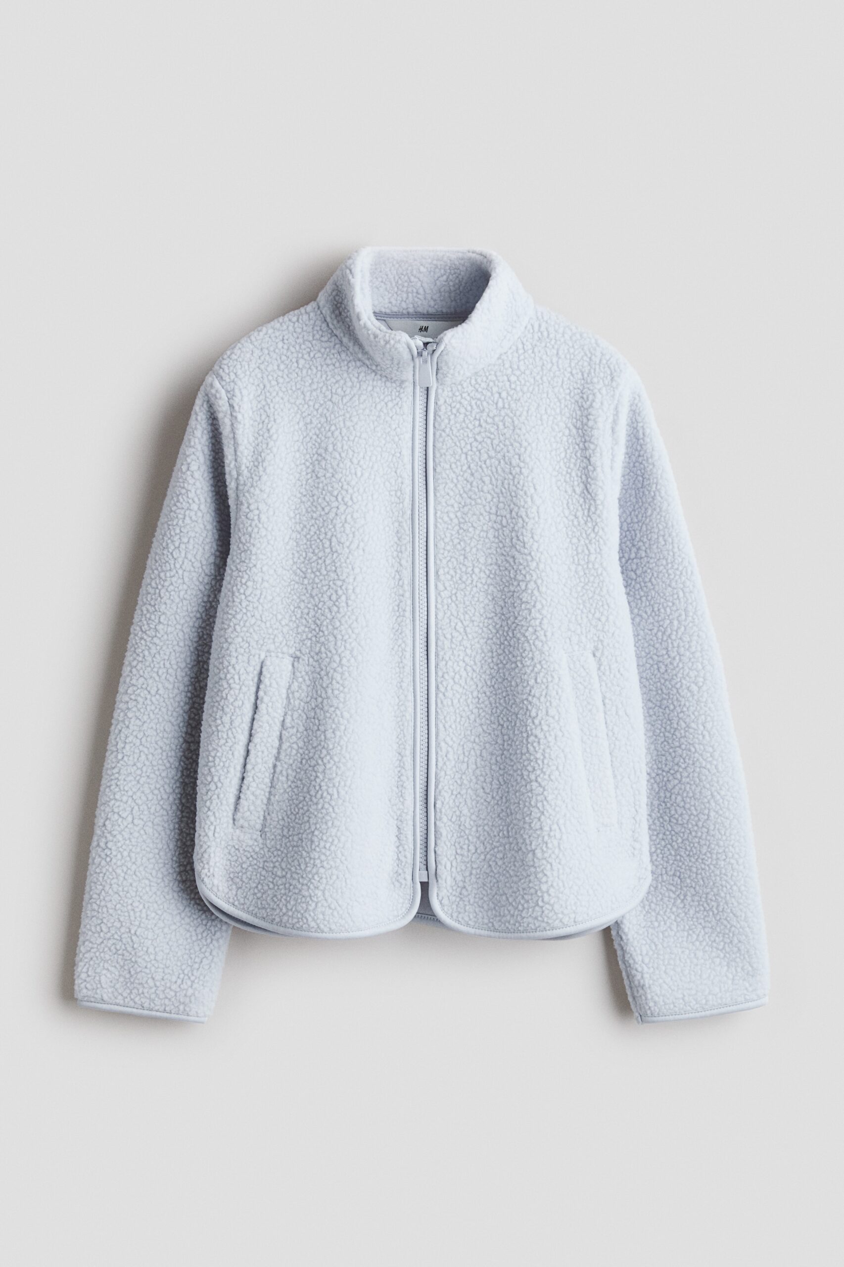 H & M - Teddy vest - Lichtblauw