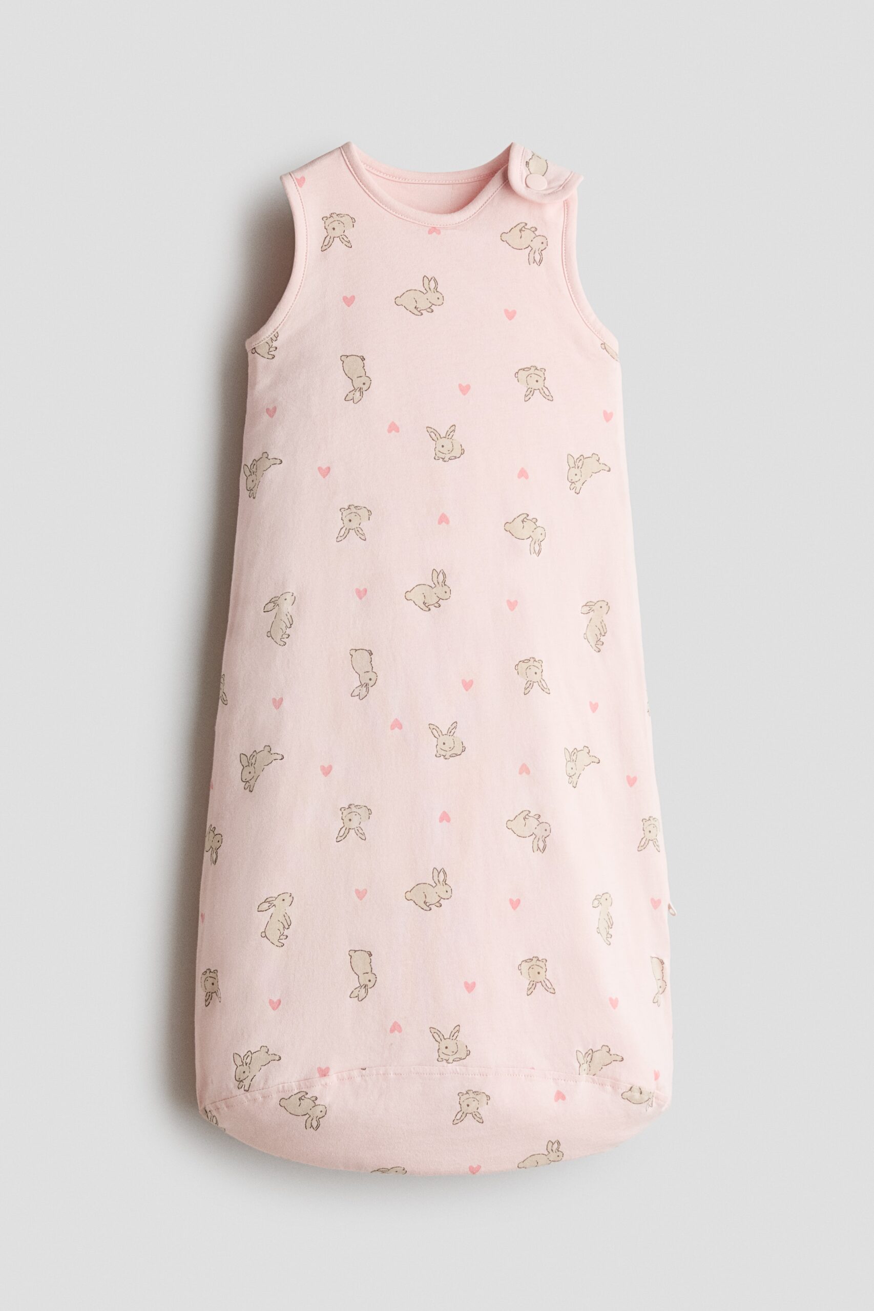 H & M - Trappelzak met print - Lichtroze/Konijntjes