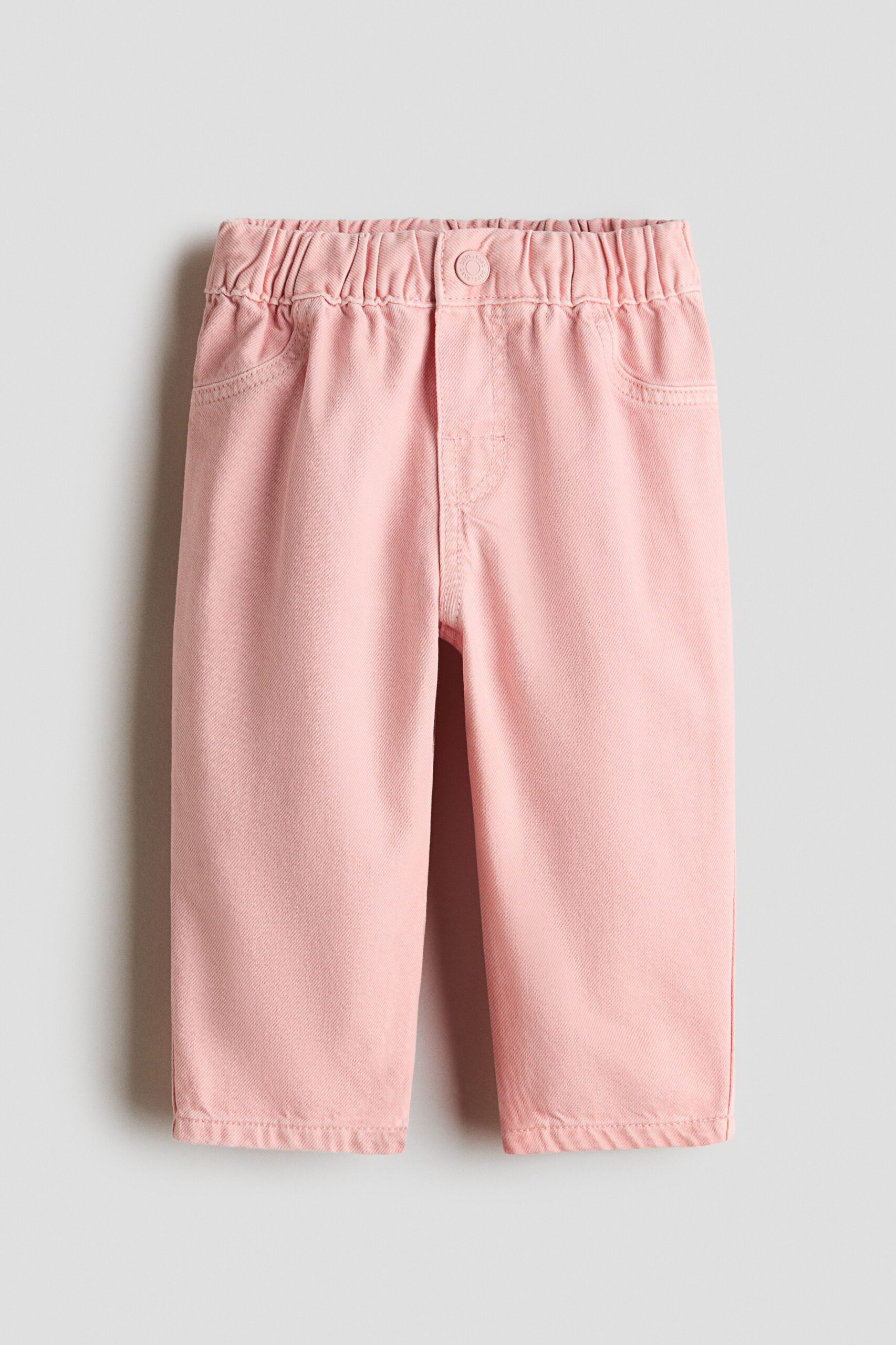 H & M - Katoenen broek - Lichtroze