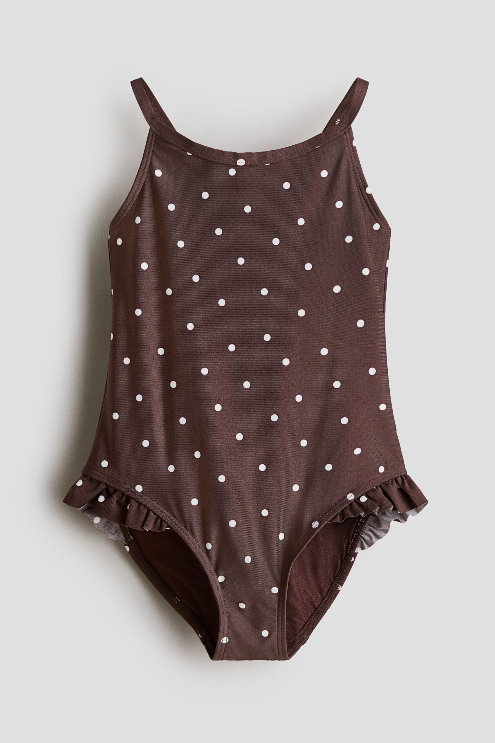 H & M - Badpak met print - Donkerbruin/Polkadot