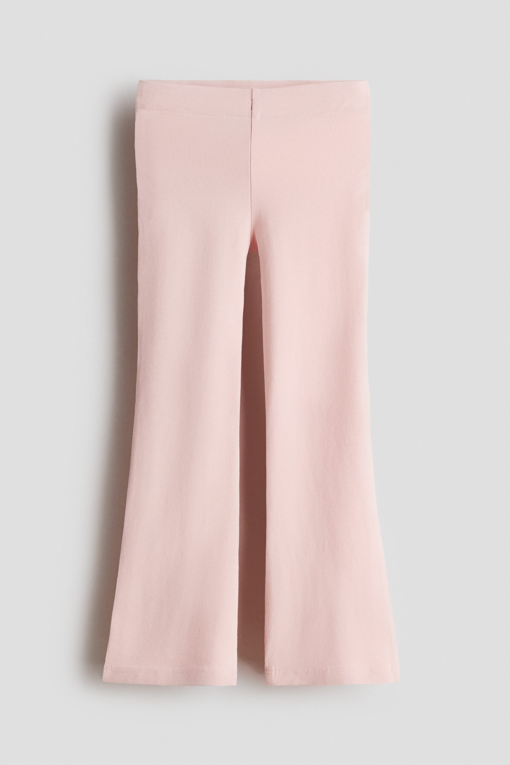 H & M - Flared katoenen legging - Poederroze