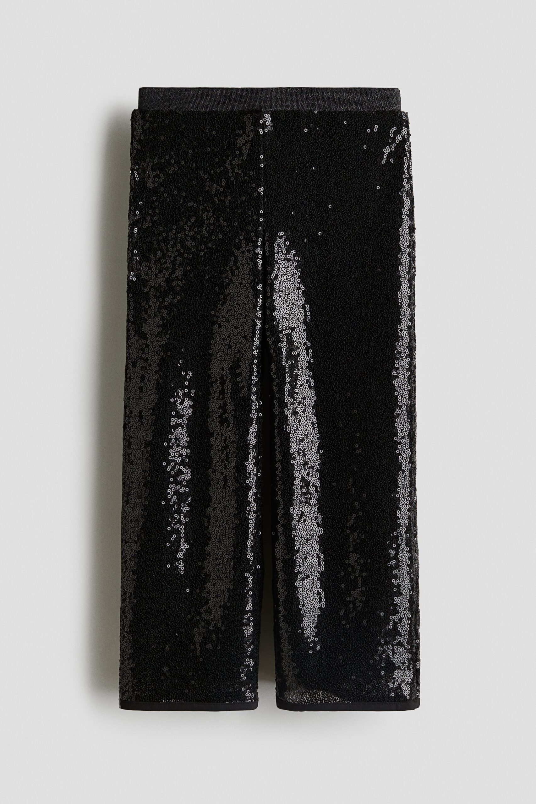 H & M - Sequined trousers - Zwart