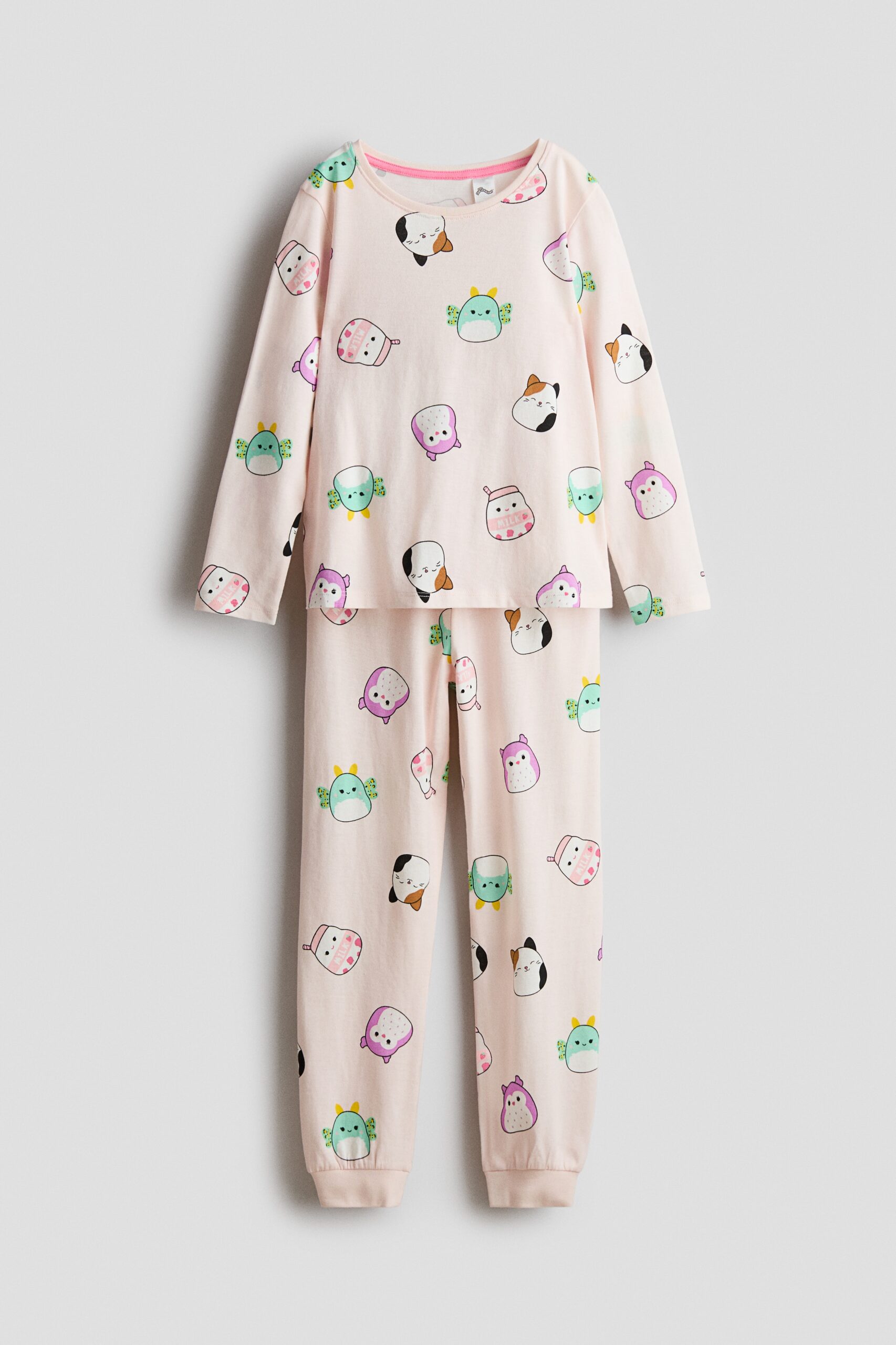 H & M - Tricot pyjama - Lichtroze/Squishmallows