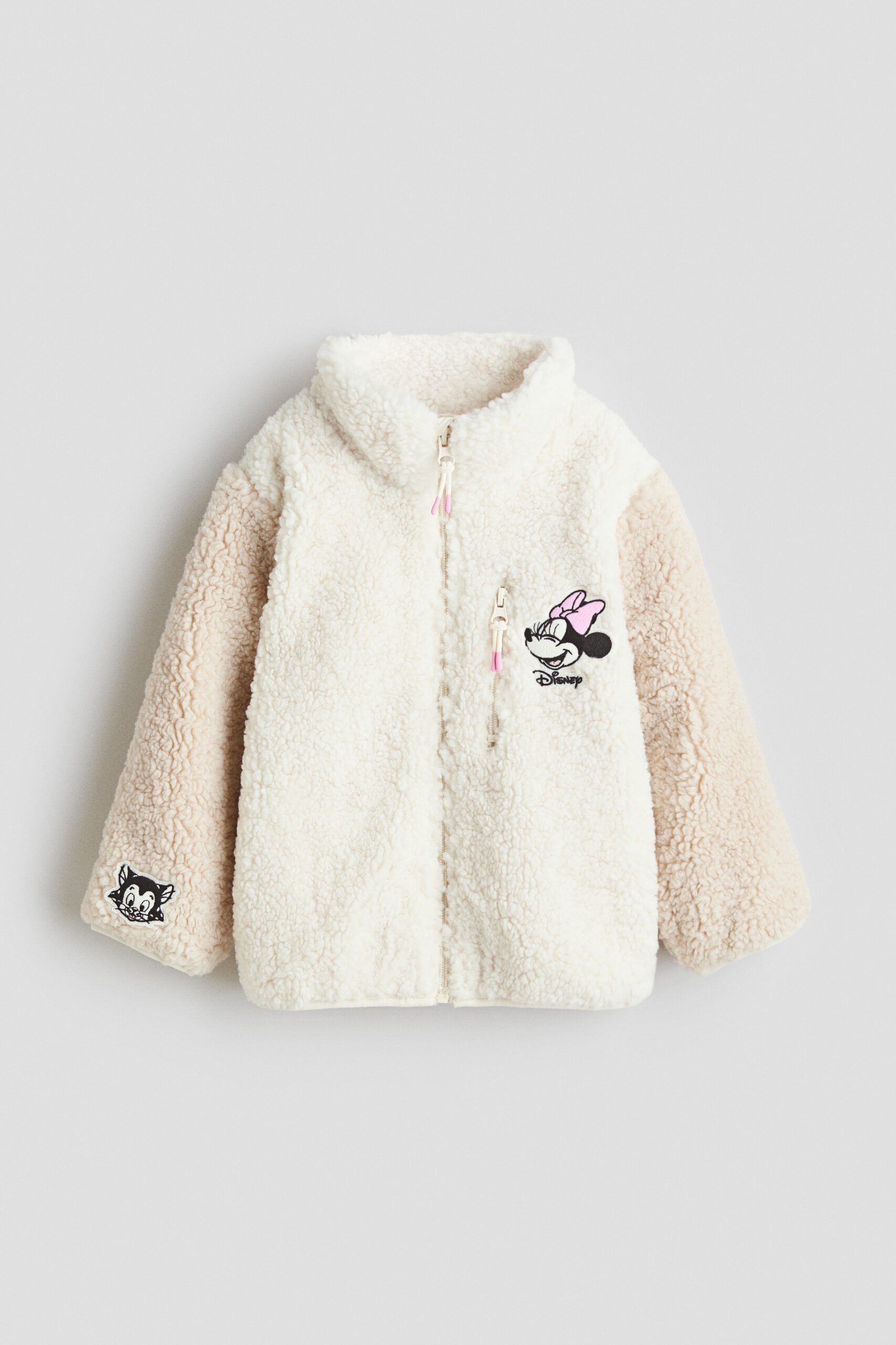 H & M - Teddy jack met applicaties - Roomwit/Minnie Mouse