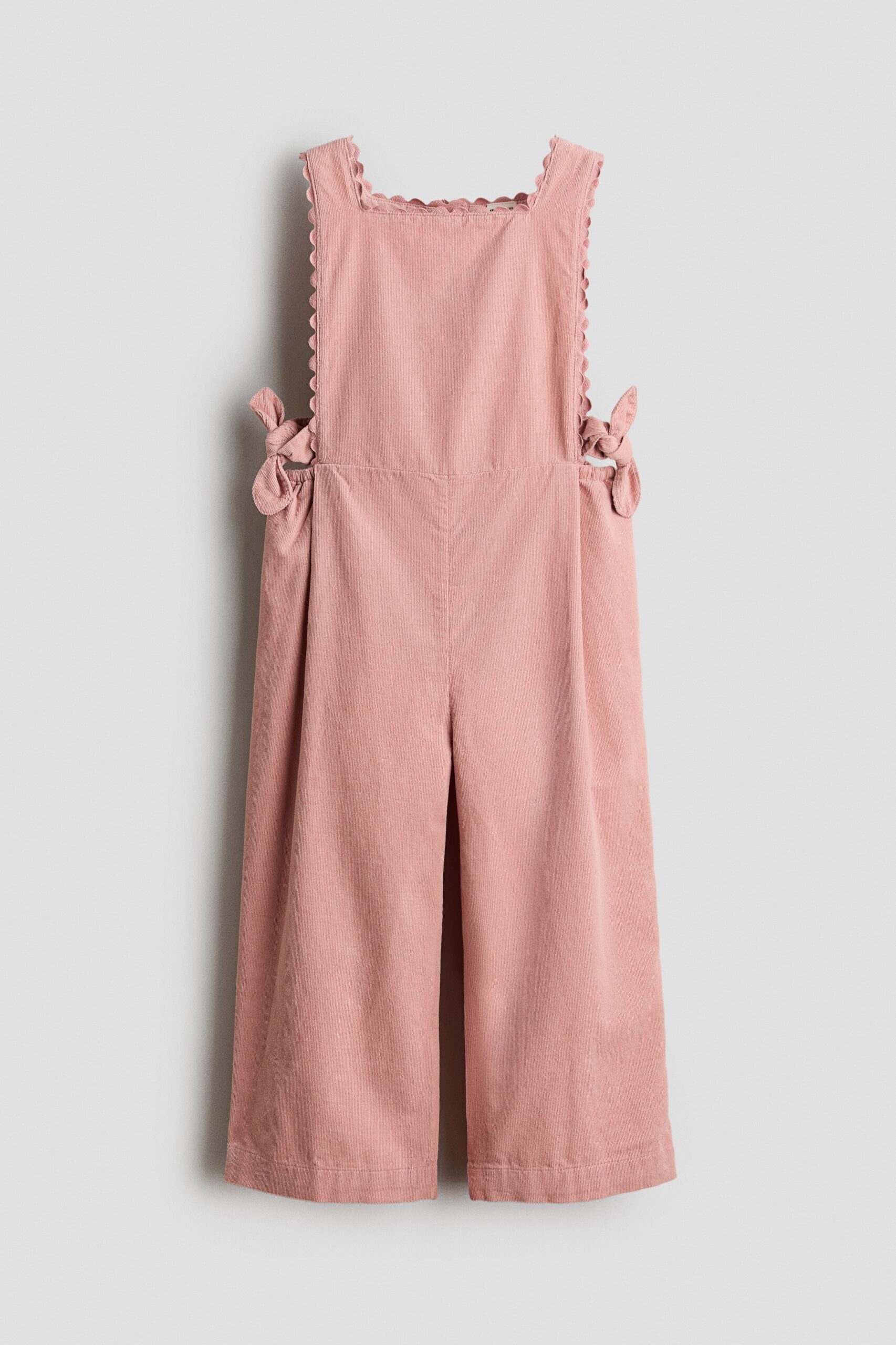 H & M - Jumpsuit van katoenen corduroy - Dusty Lichtroze