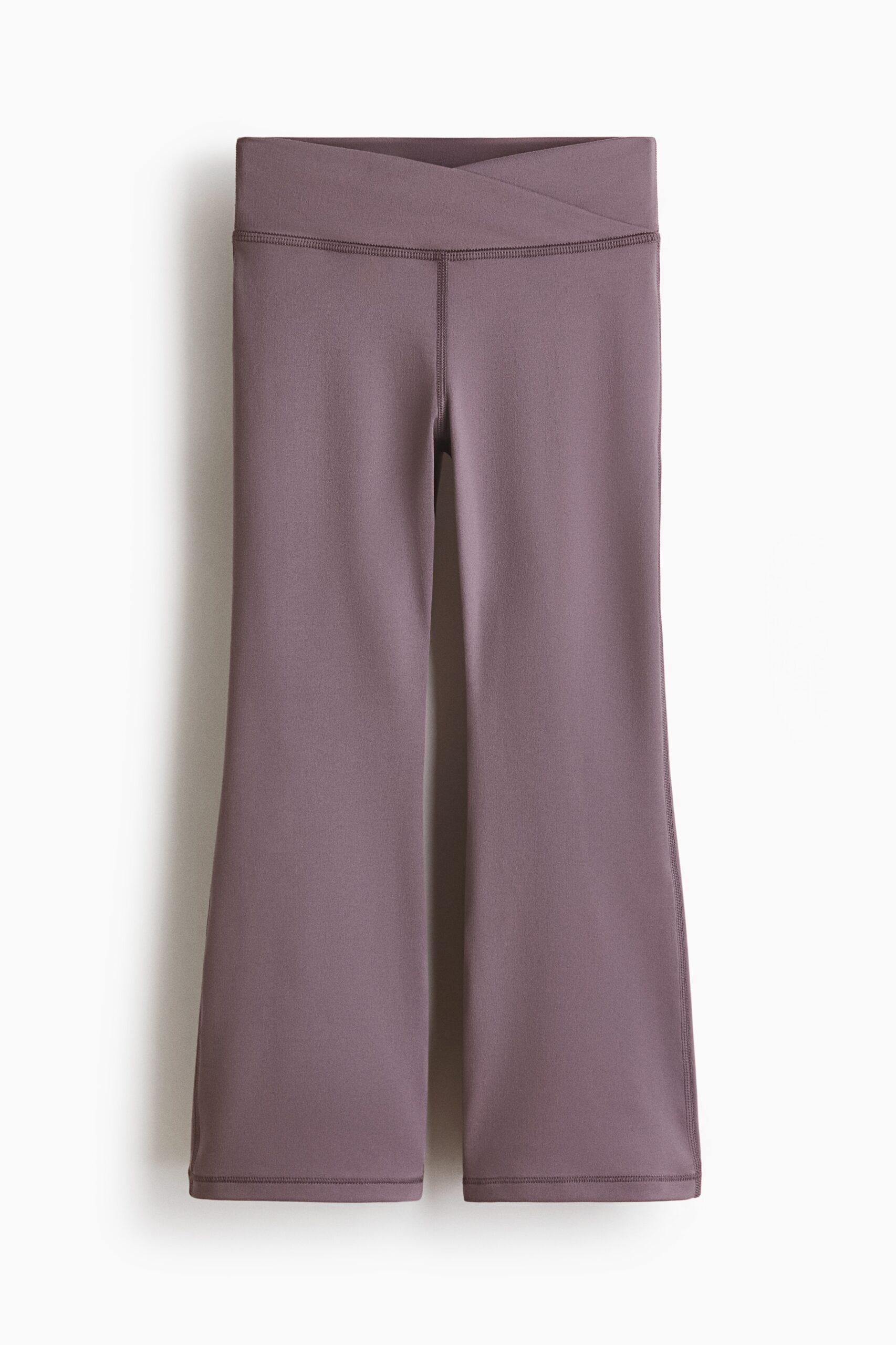 H & M - Flared sportlegging met SoftMove - Dusty Paars