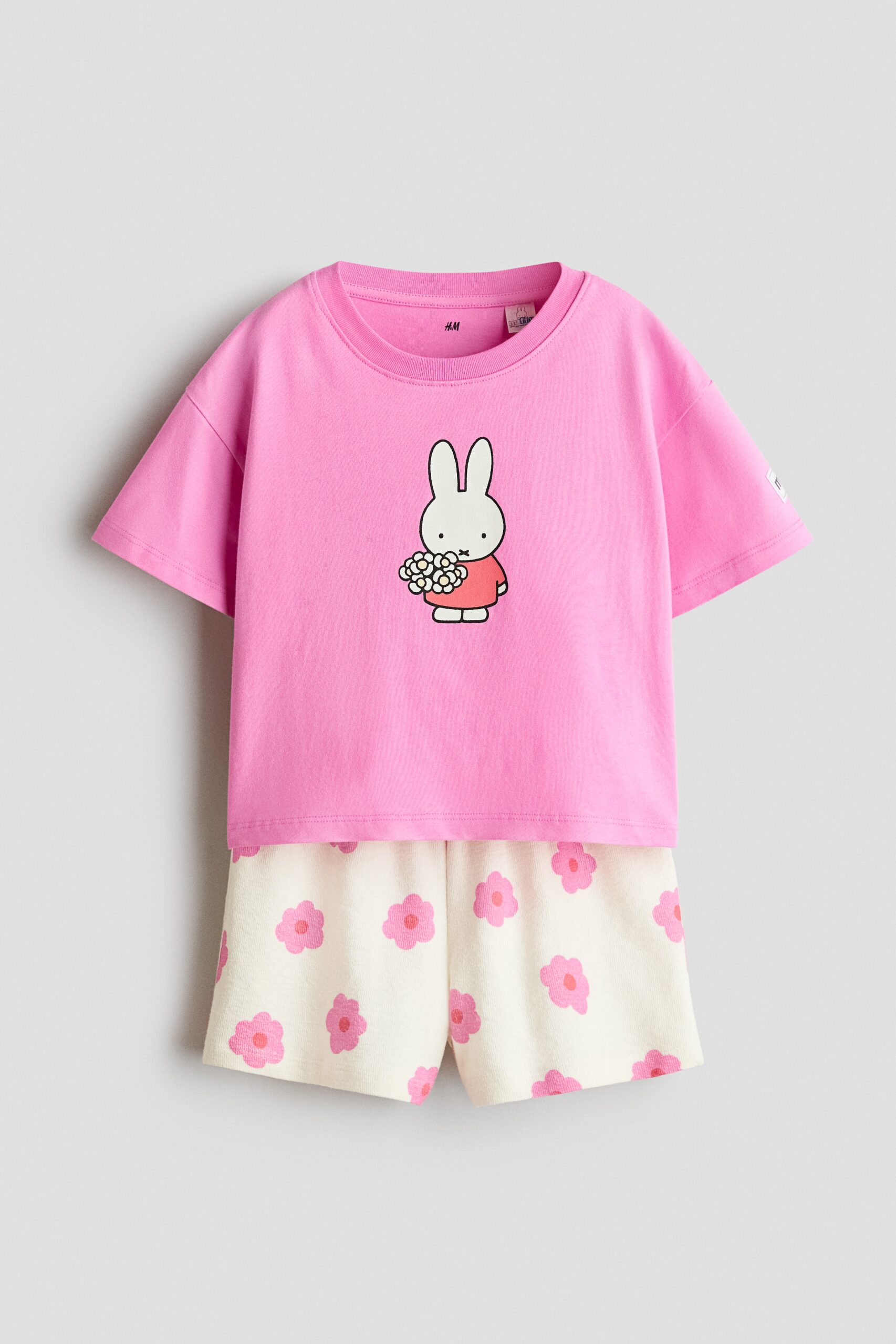 H & M - Tweedelige katoenen set met print - Roze/Nijntje