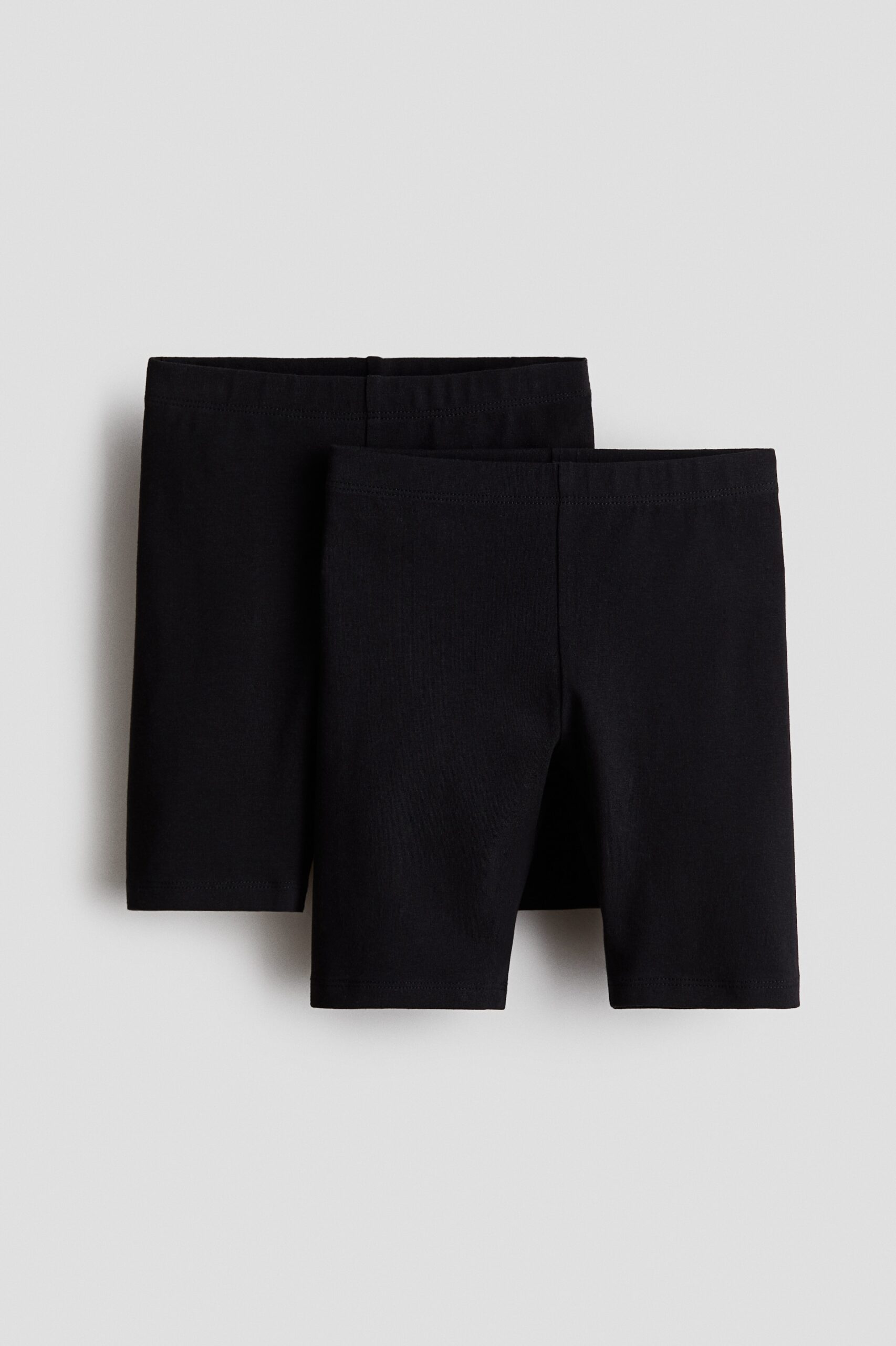 H & M - Set van 2 katoenen fietsshorts - Black