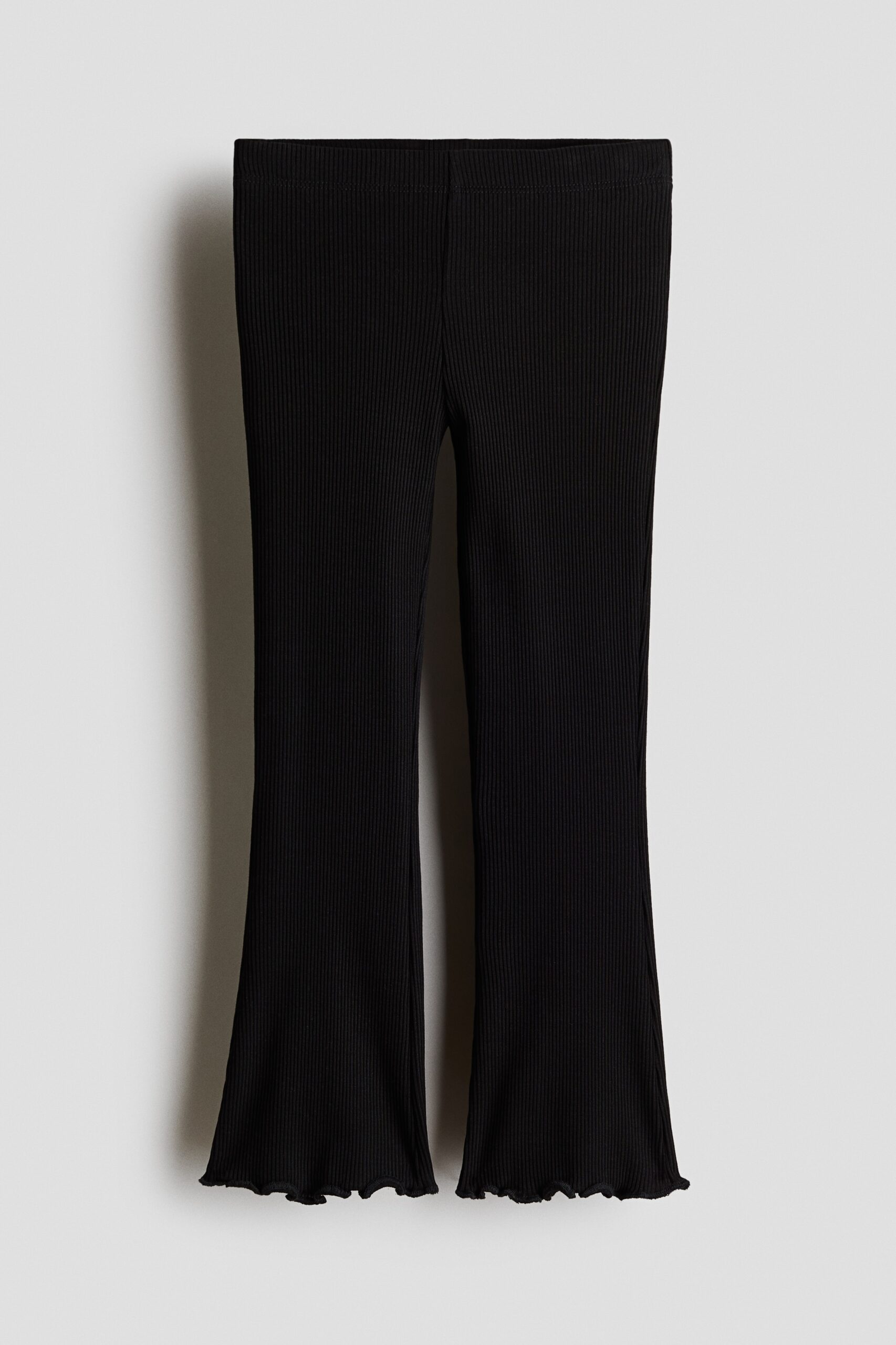 H & M - Flared katoenen legging - Zwart