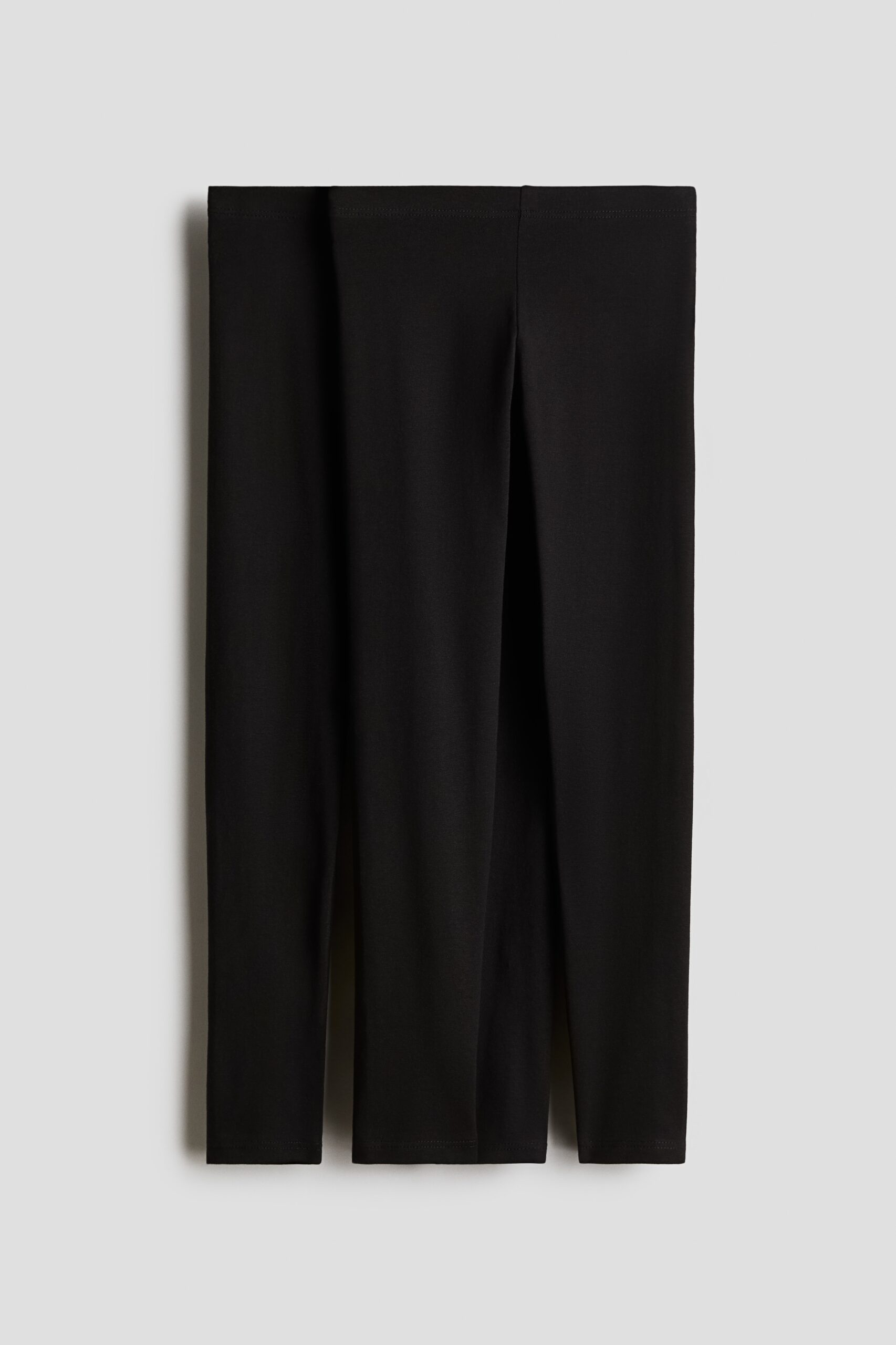 H & M - Set van 2 katoenen leggings - Zwart
