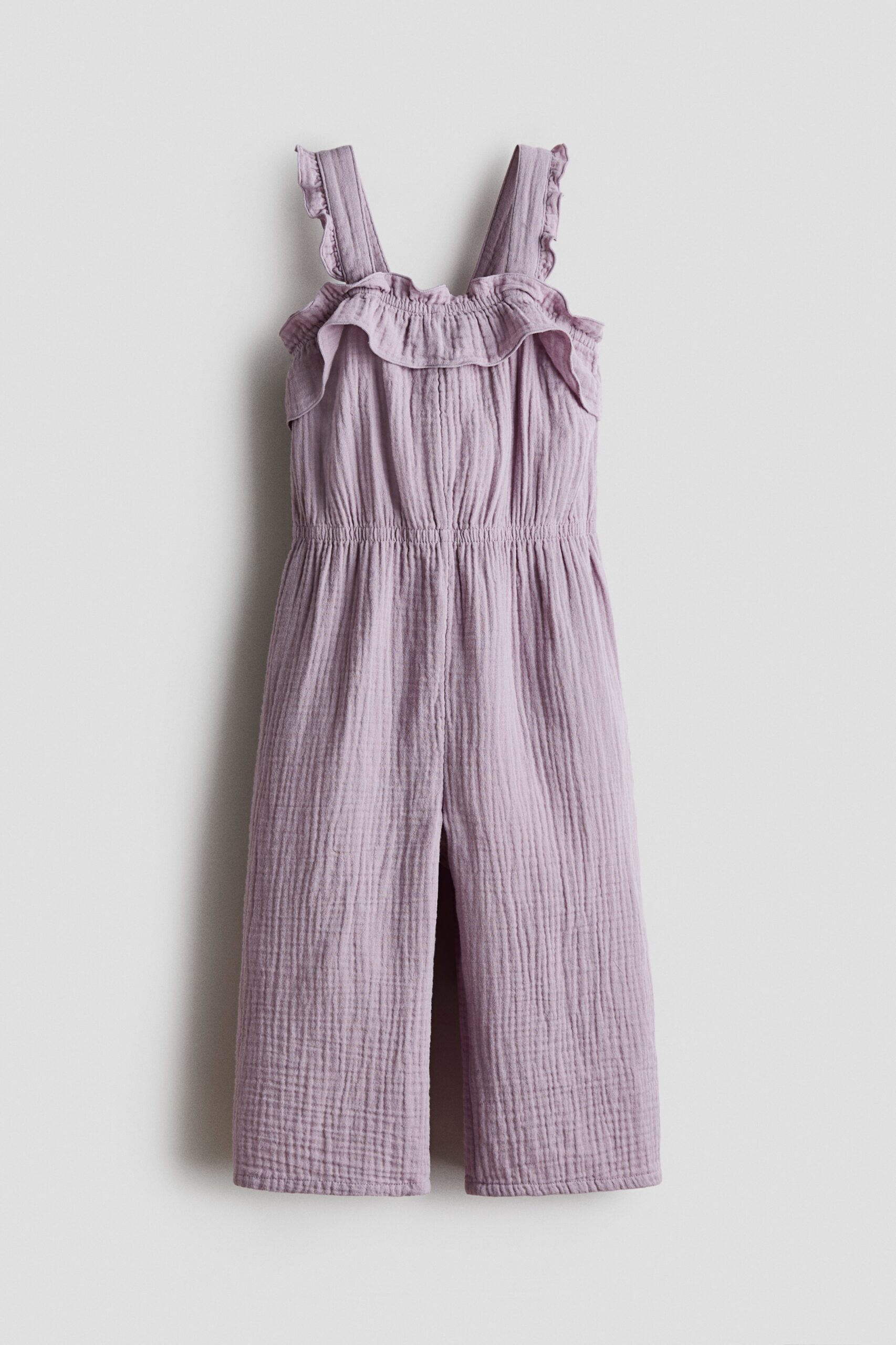 H & M - Jumpsuit van katoenen mousseline - Paars
